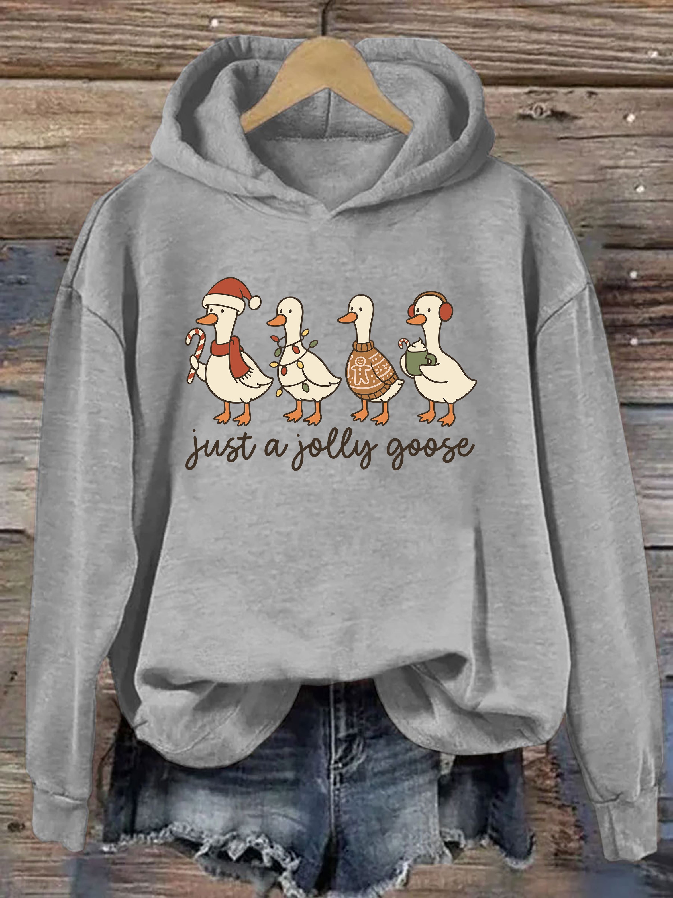 Funny Christmas Goose Hoodie