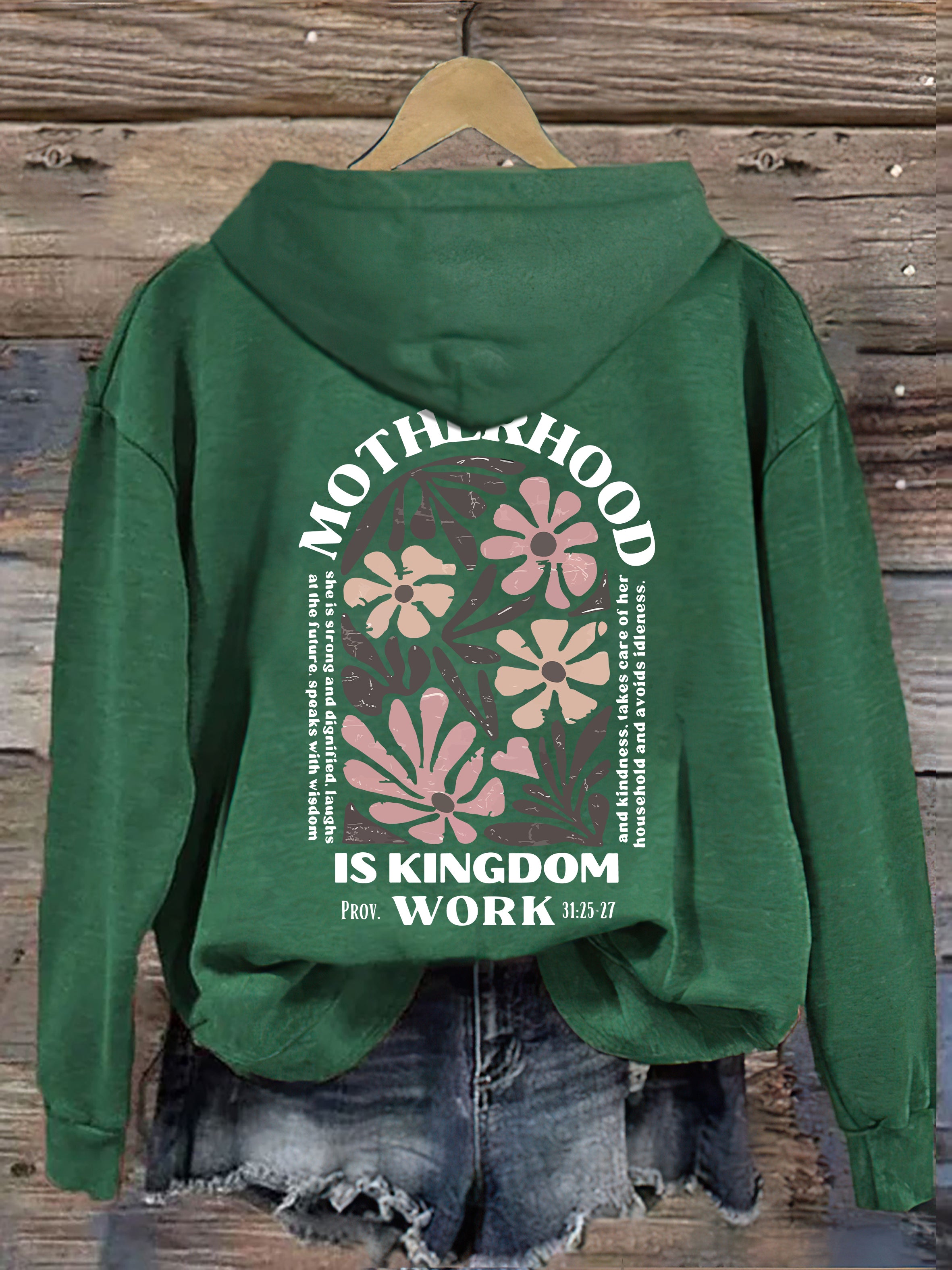 Motherhood Is Kingdom Work Hoodie