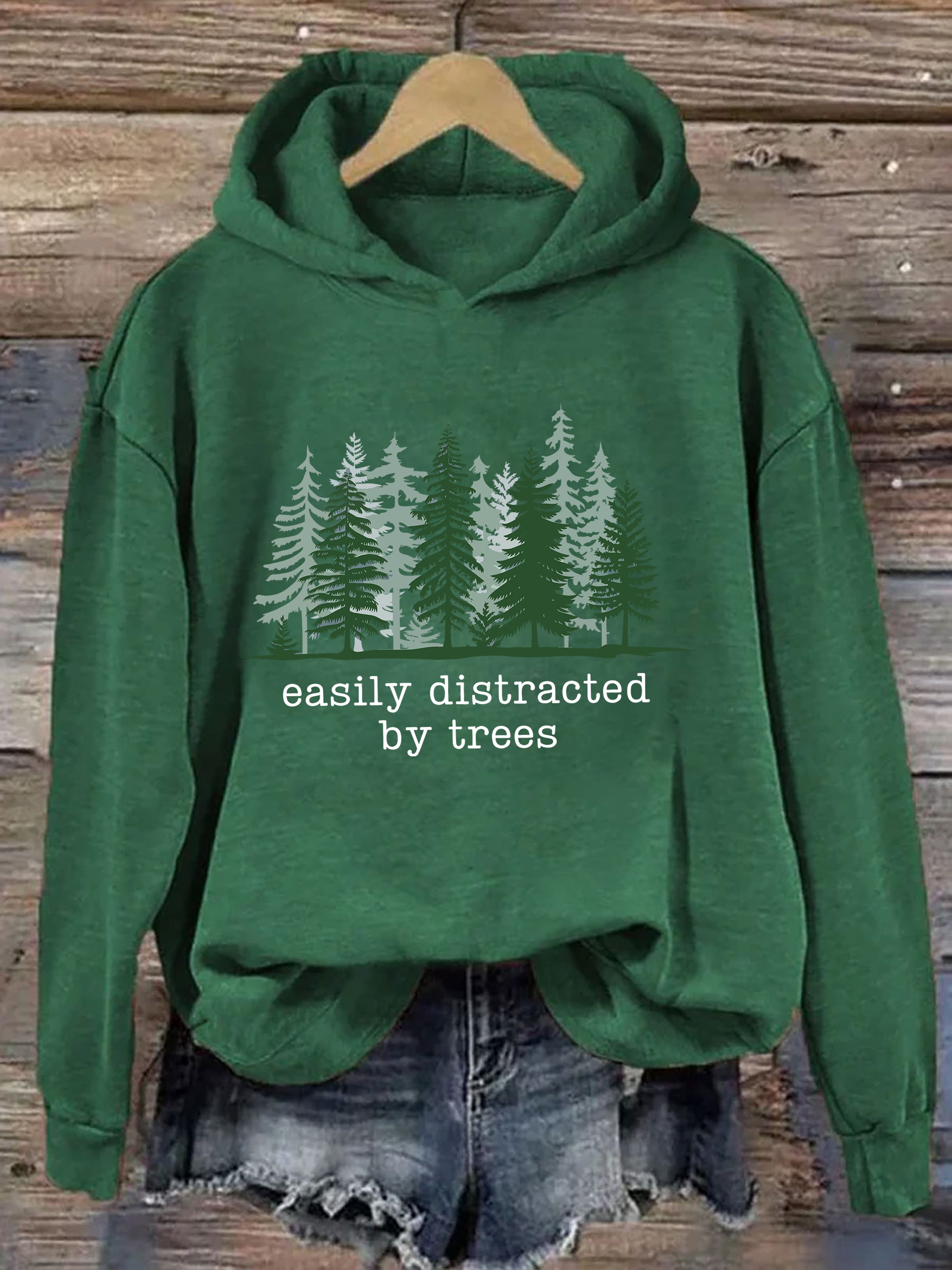 Easily Distracted By Trees Hoodie