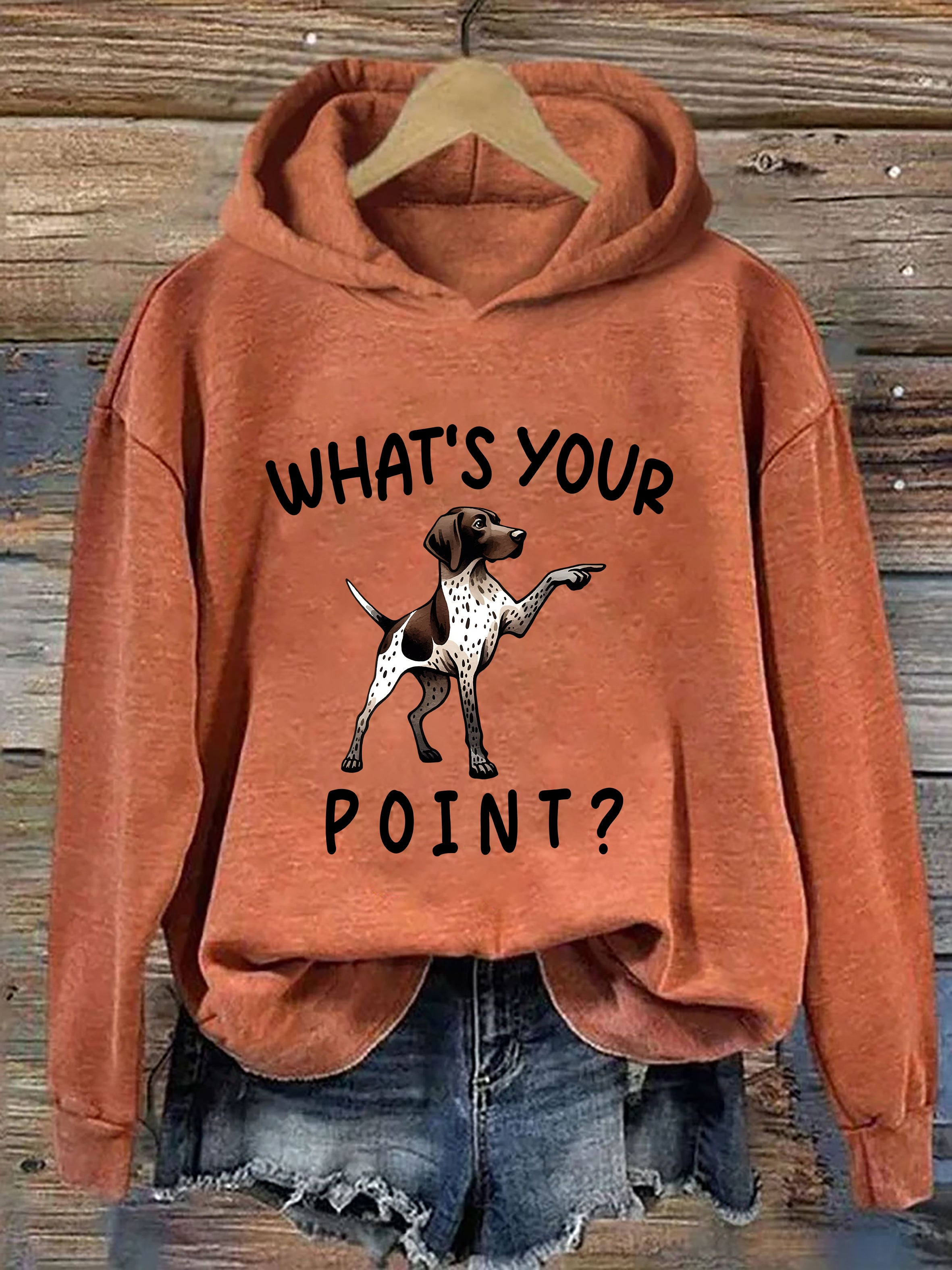 What's Your Point Funny German Shorthaired Pointer Hoodie