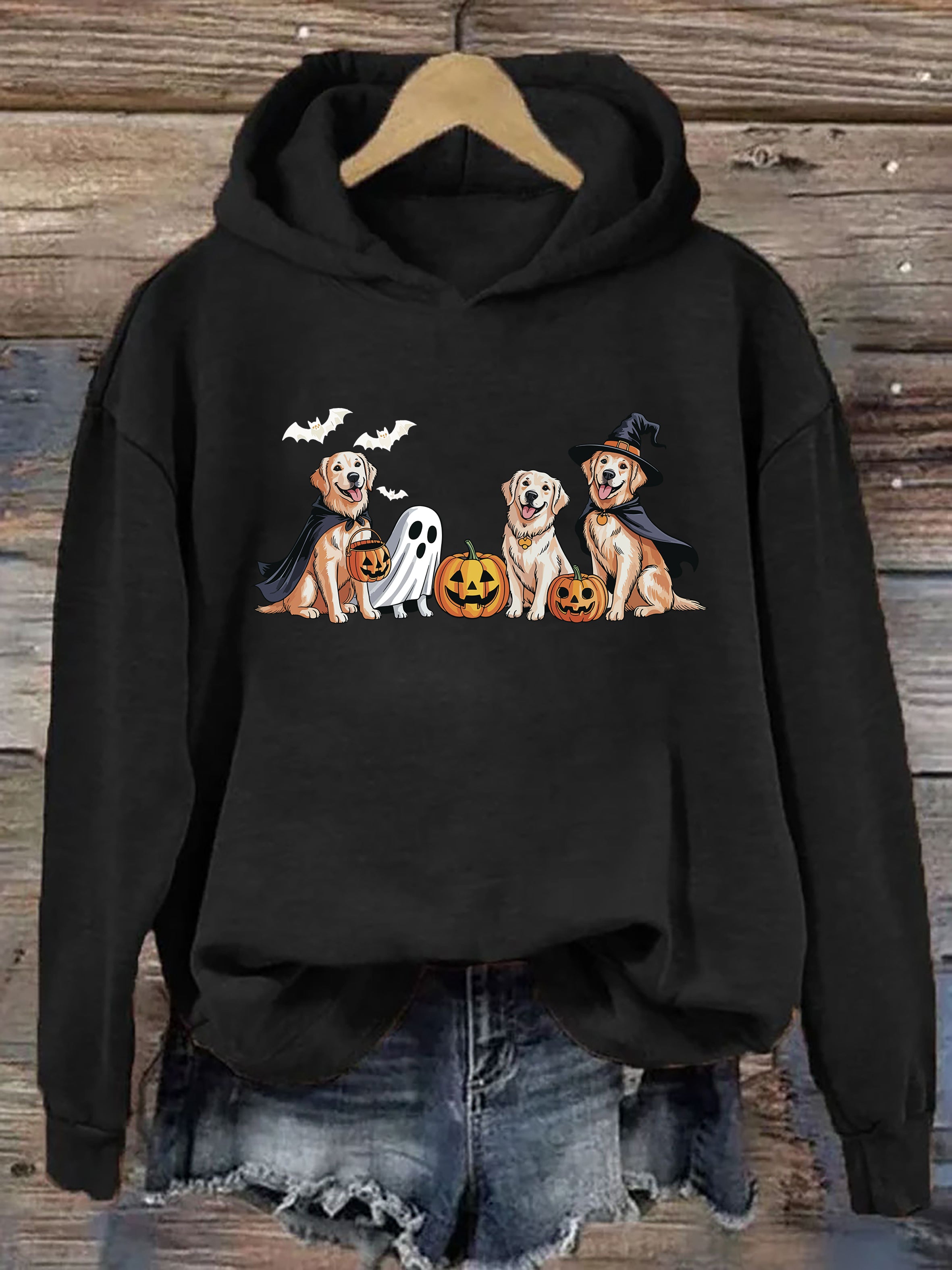 Halloween Golden Retriever Hoodie
