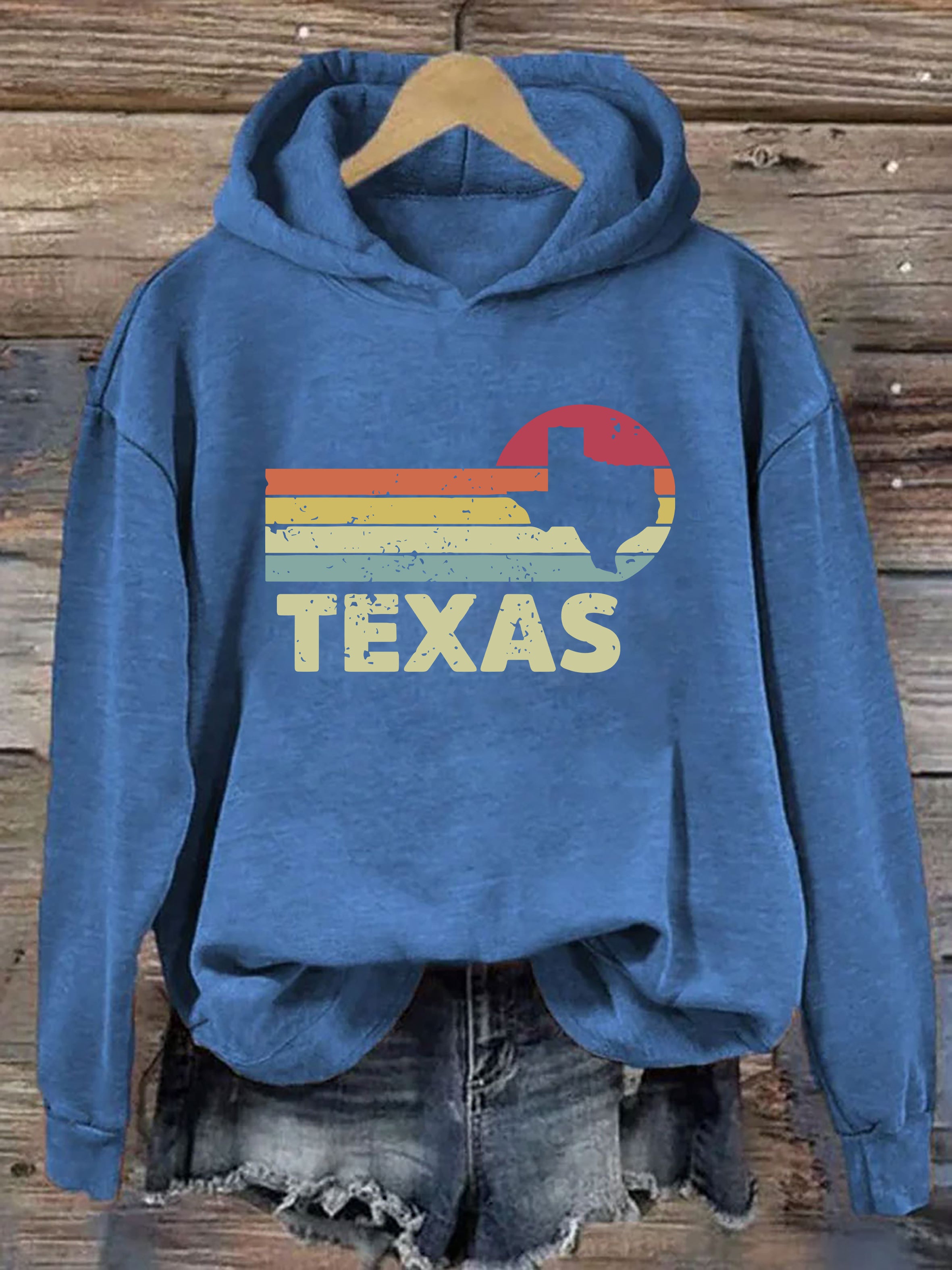 Texas Map Hoodie
