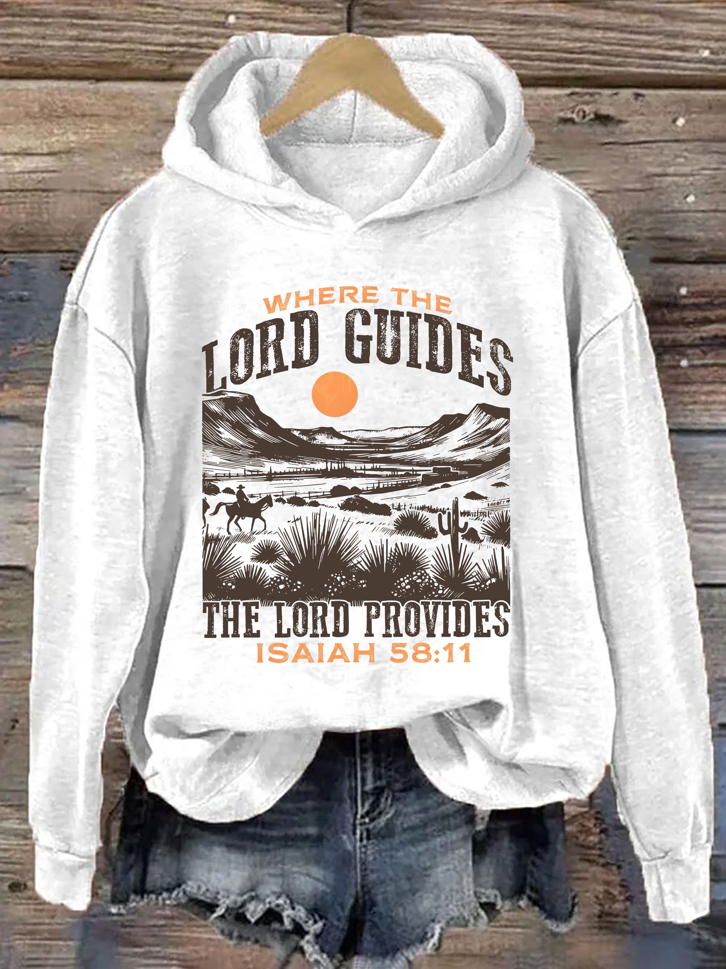 The Lord Provides Christian Hoodie