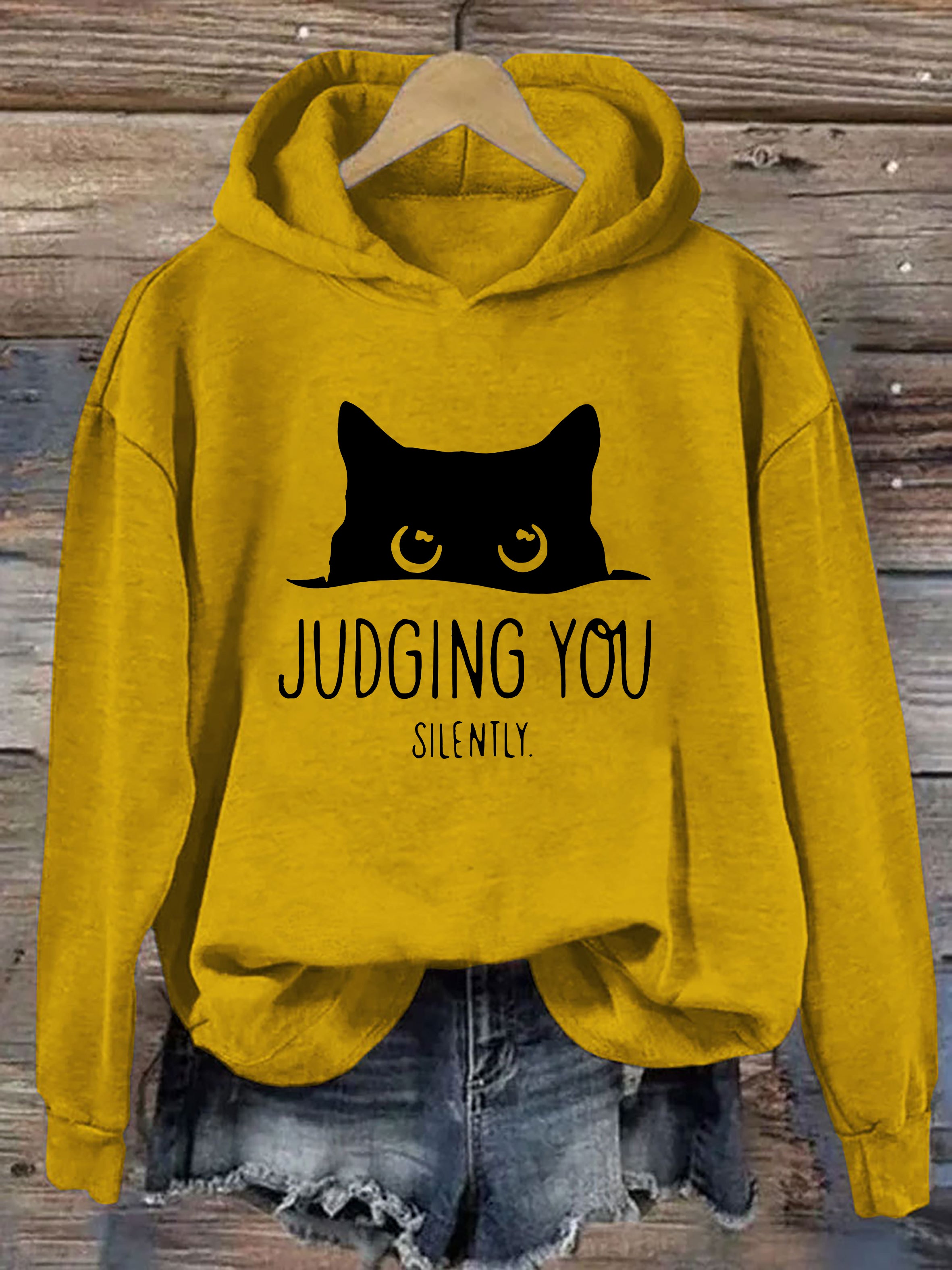 Judging You Silently Hoodie