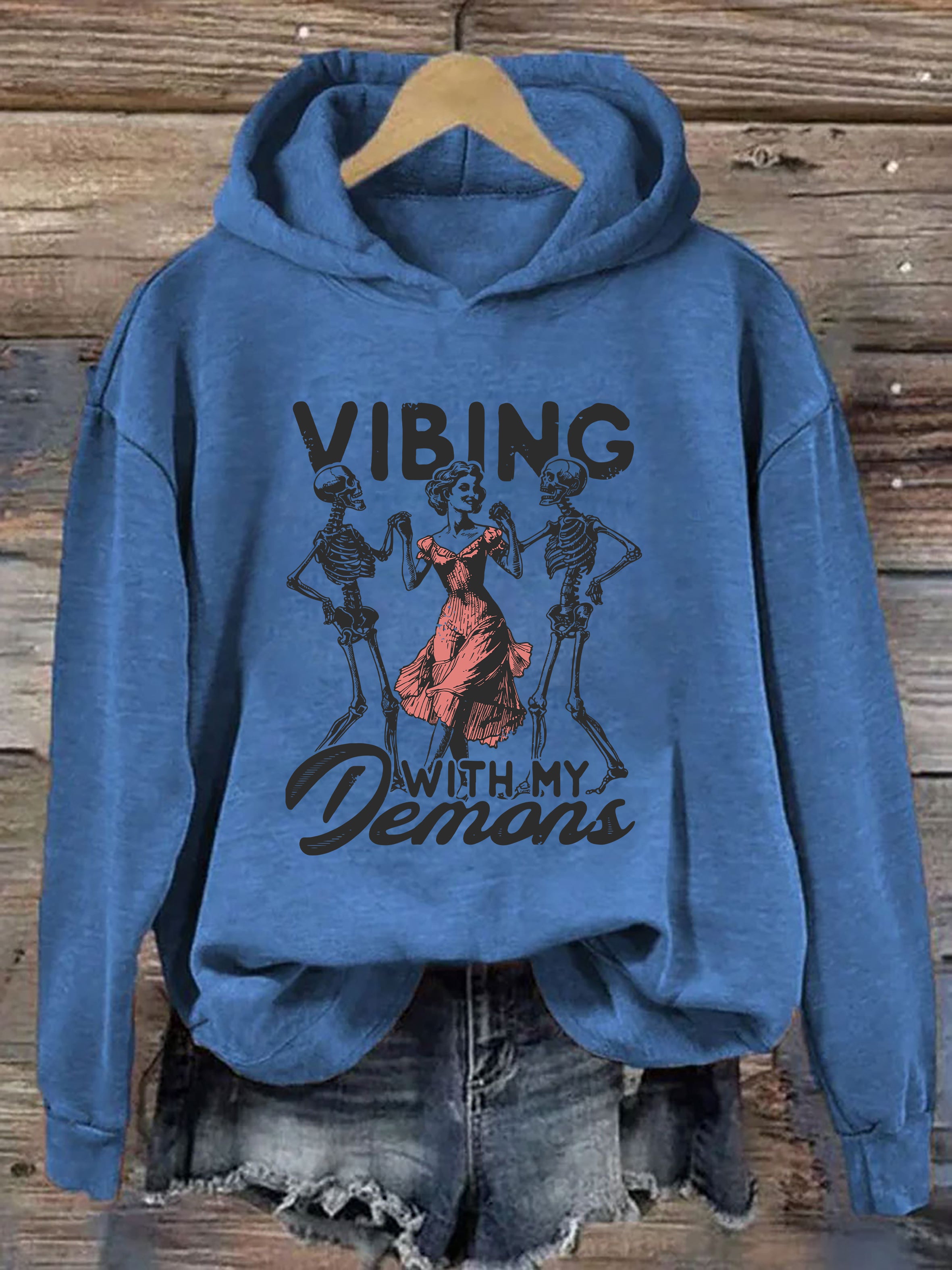 Vibing With My Demons Hoodie