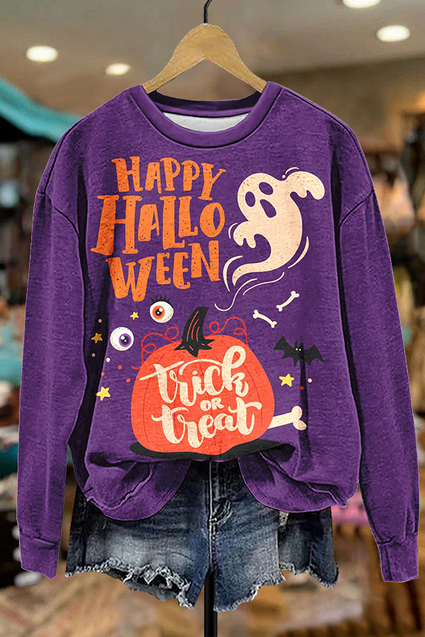 Halloween Trick Or Treat Sweatshirt