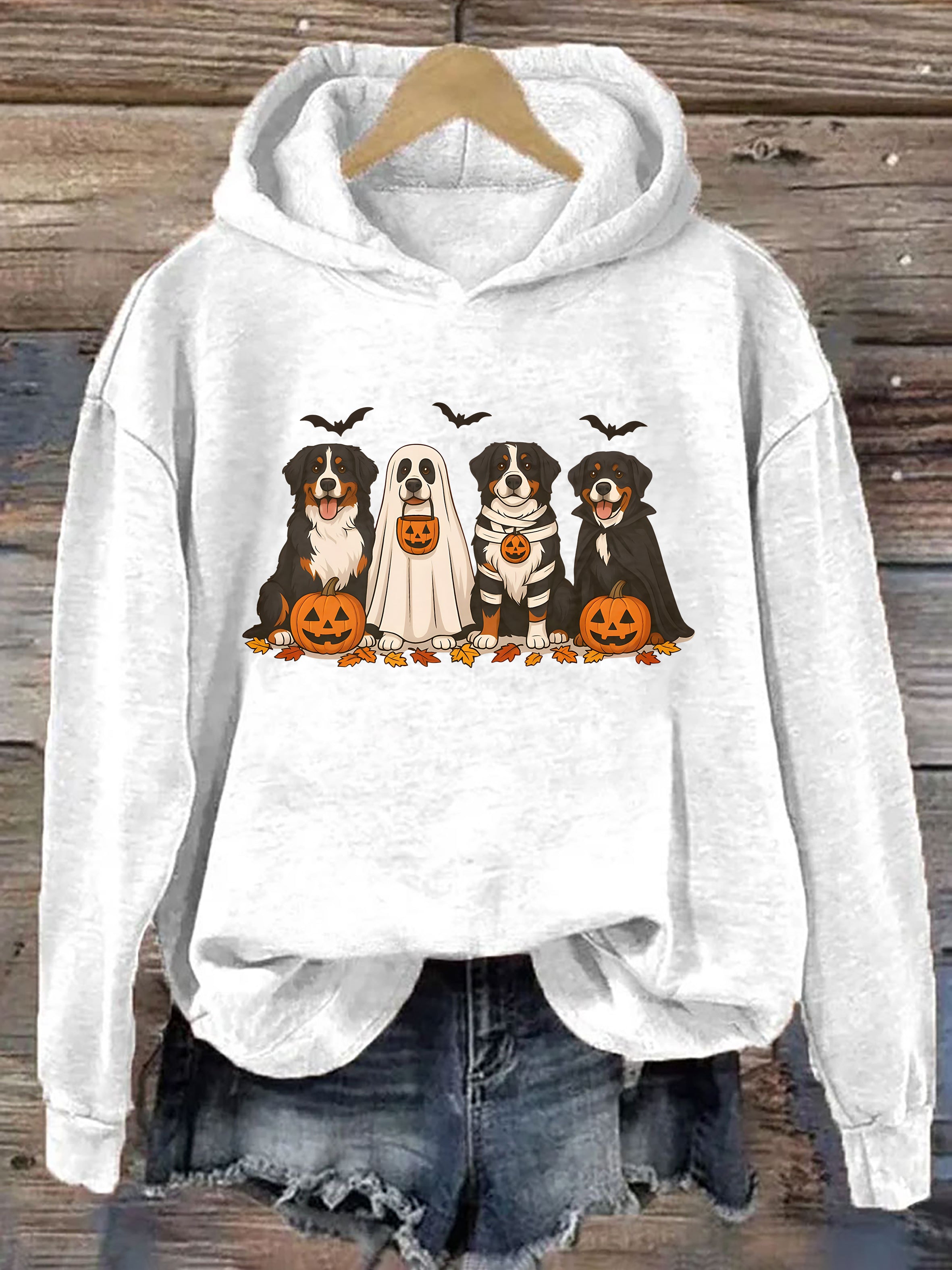 Bernese Mountain Dog Halloween Hoodie