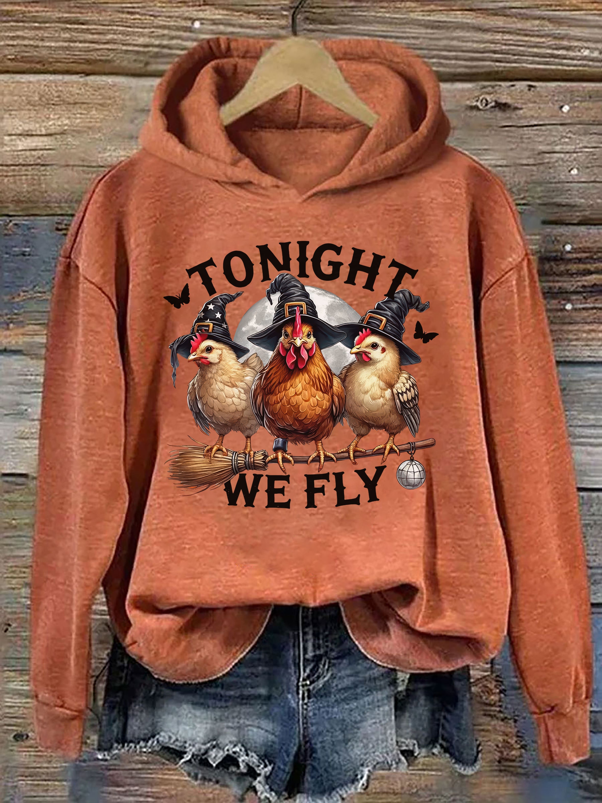 Tonight We Fly Chicken Hoodie