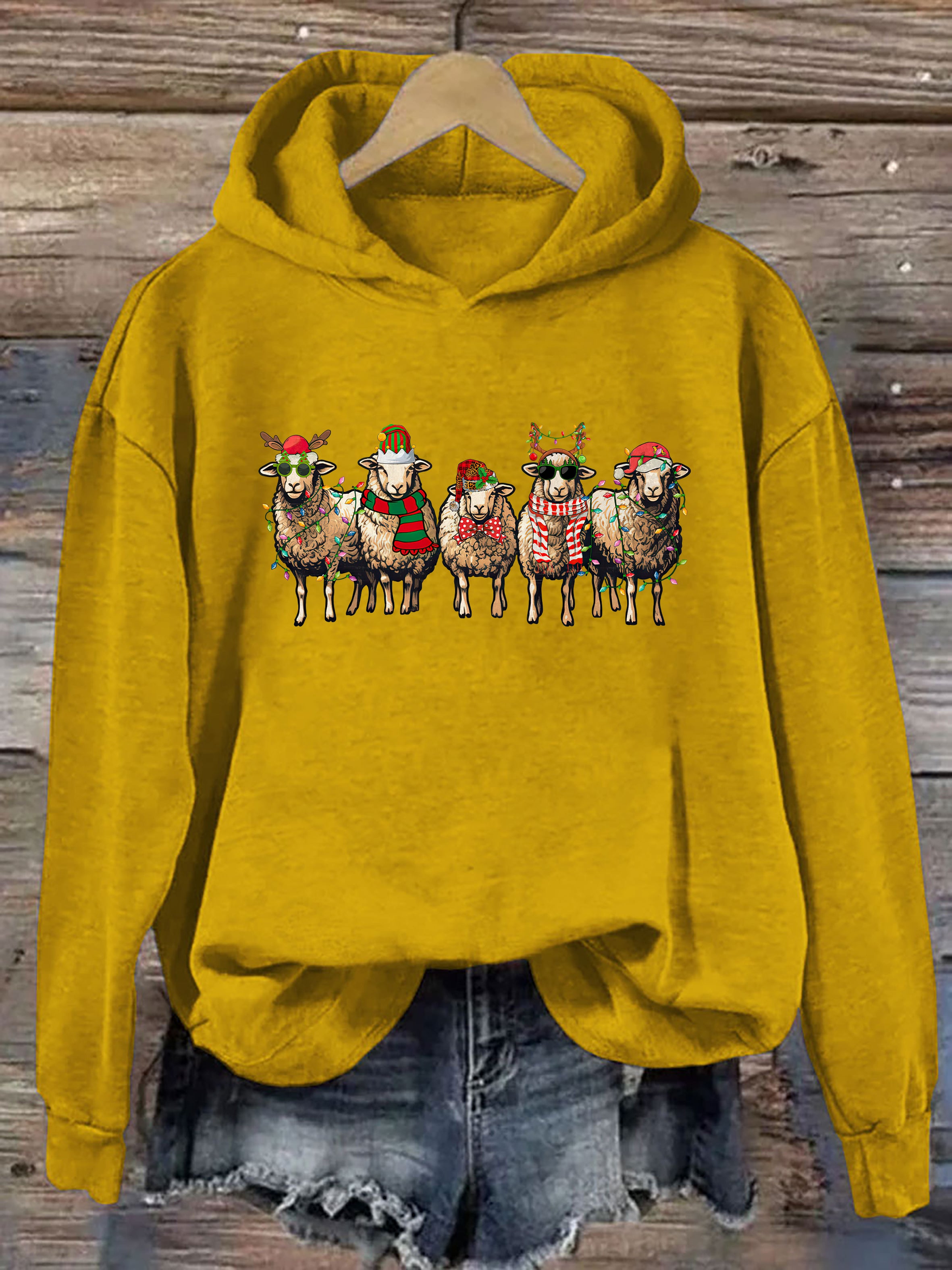 Sheep Christmas Hoodie