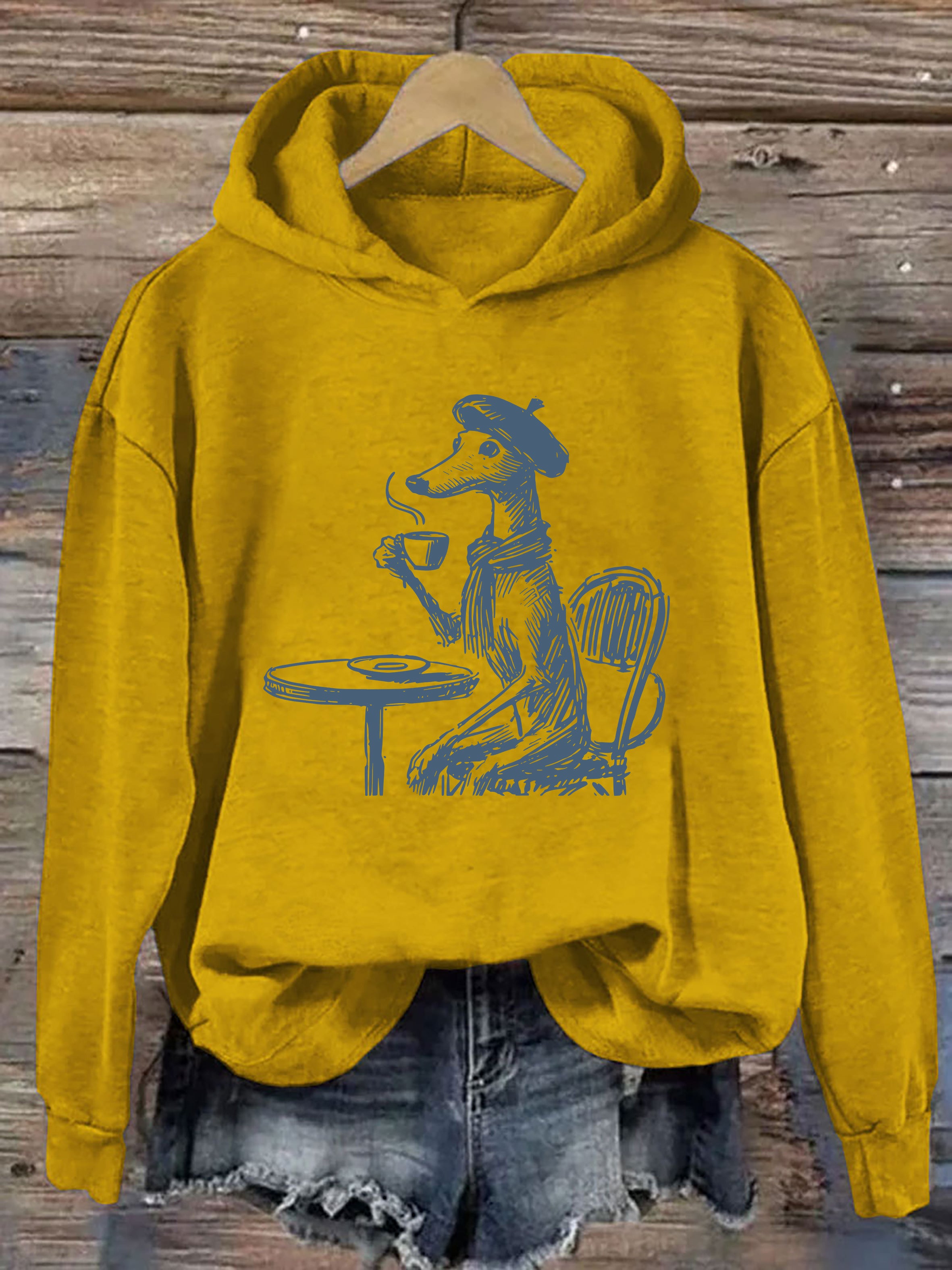 Greyhound, Whippet Hoodie