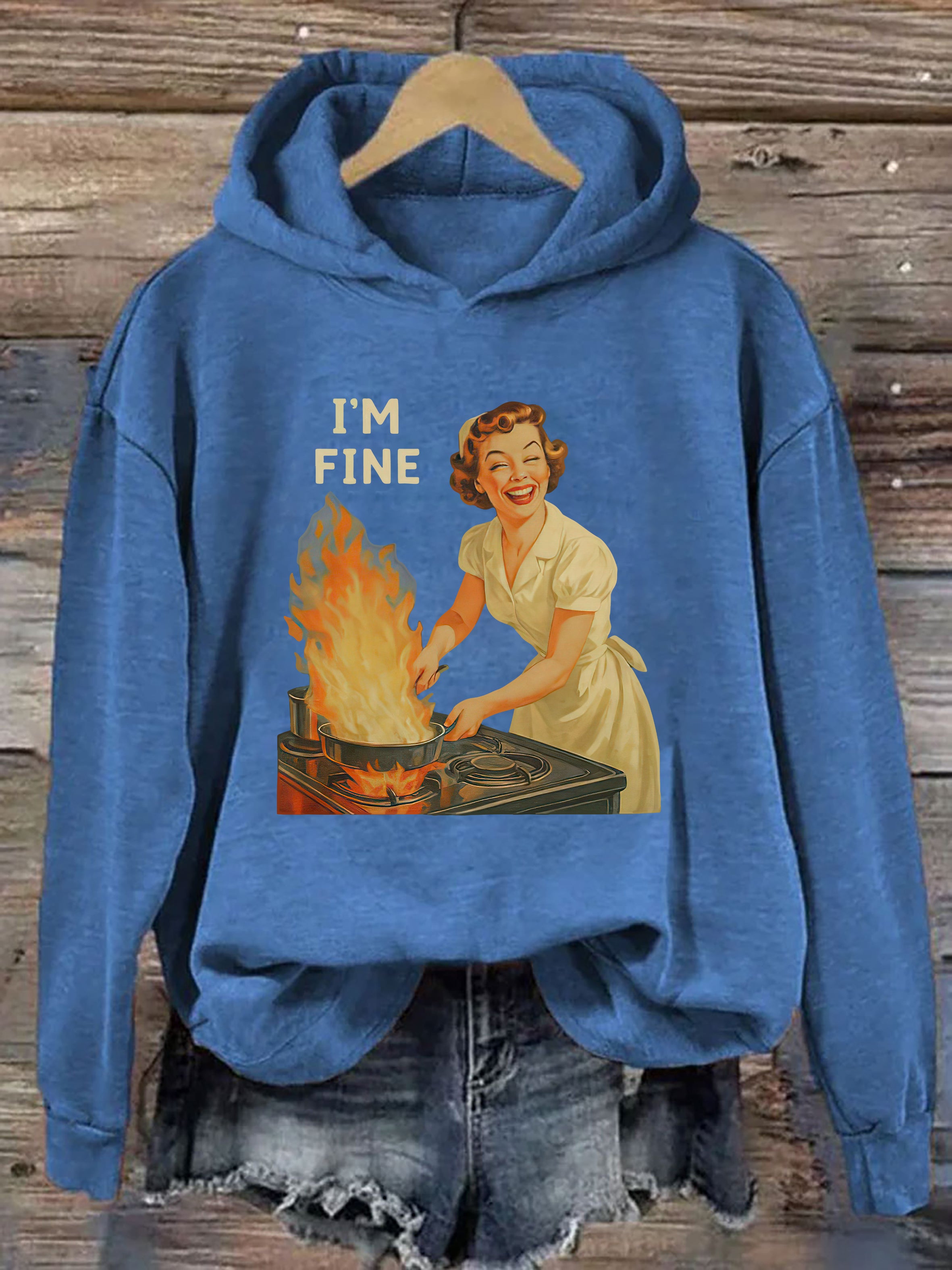 I Am Fine Hoodie