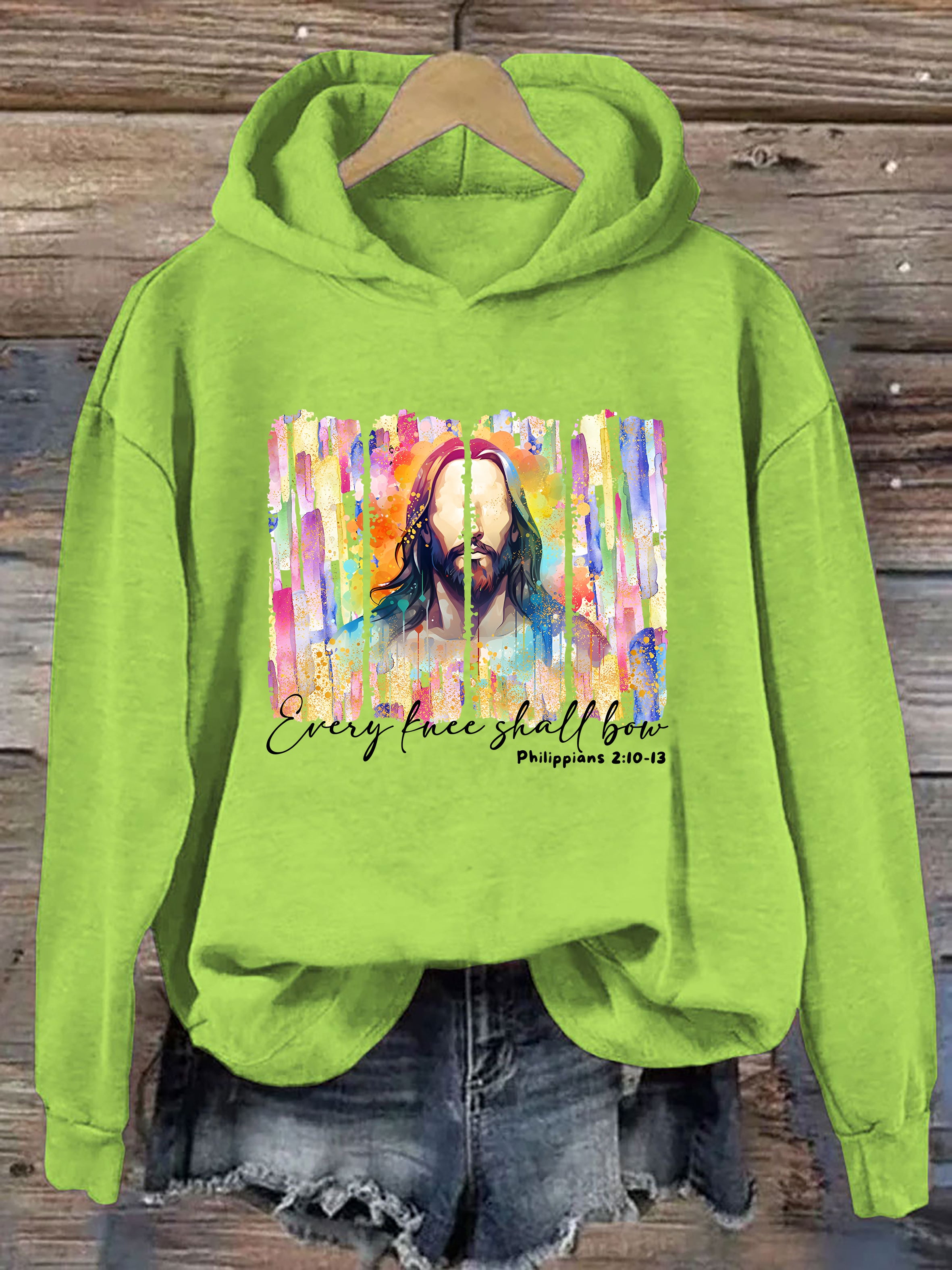 Watercolor Jesus Hoodie