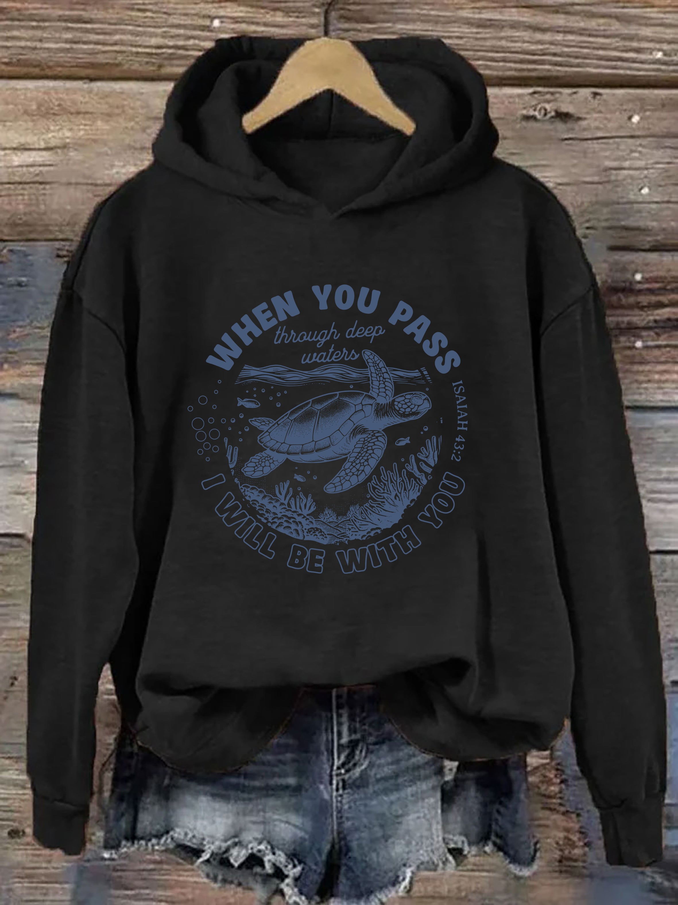 When You Go Through Waters Hoodie