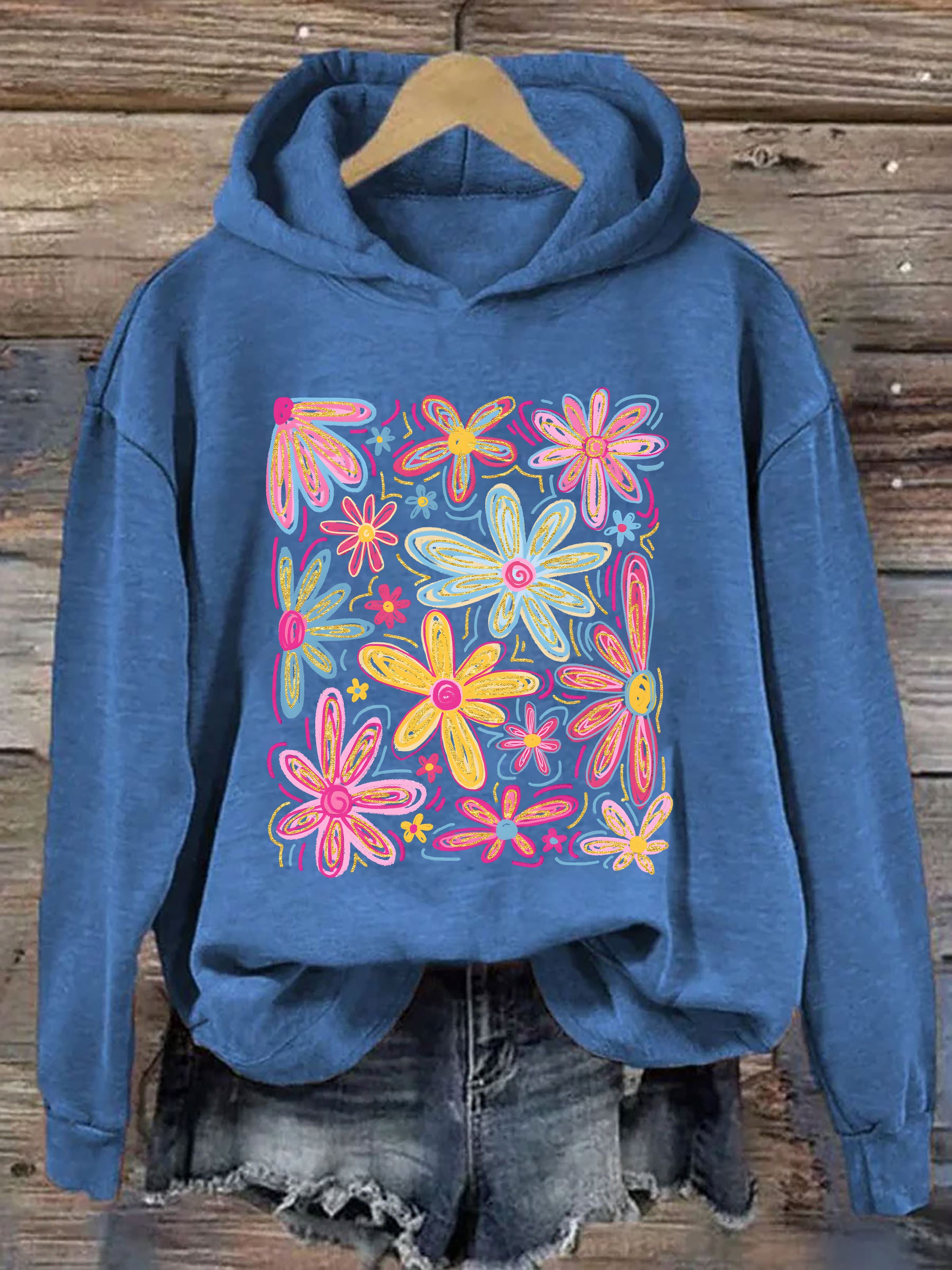Floral Hoodie