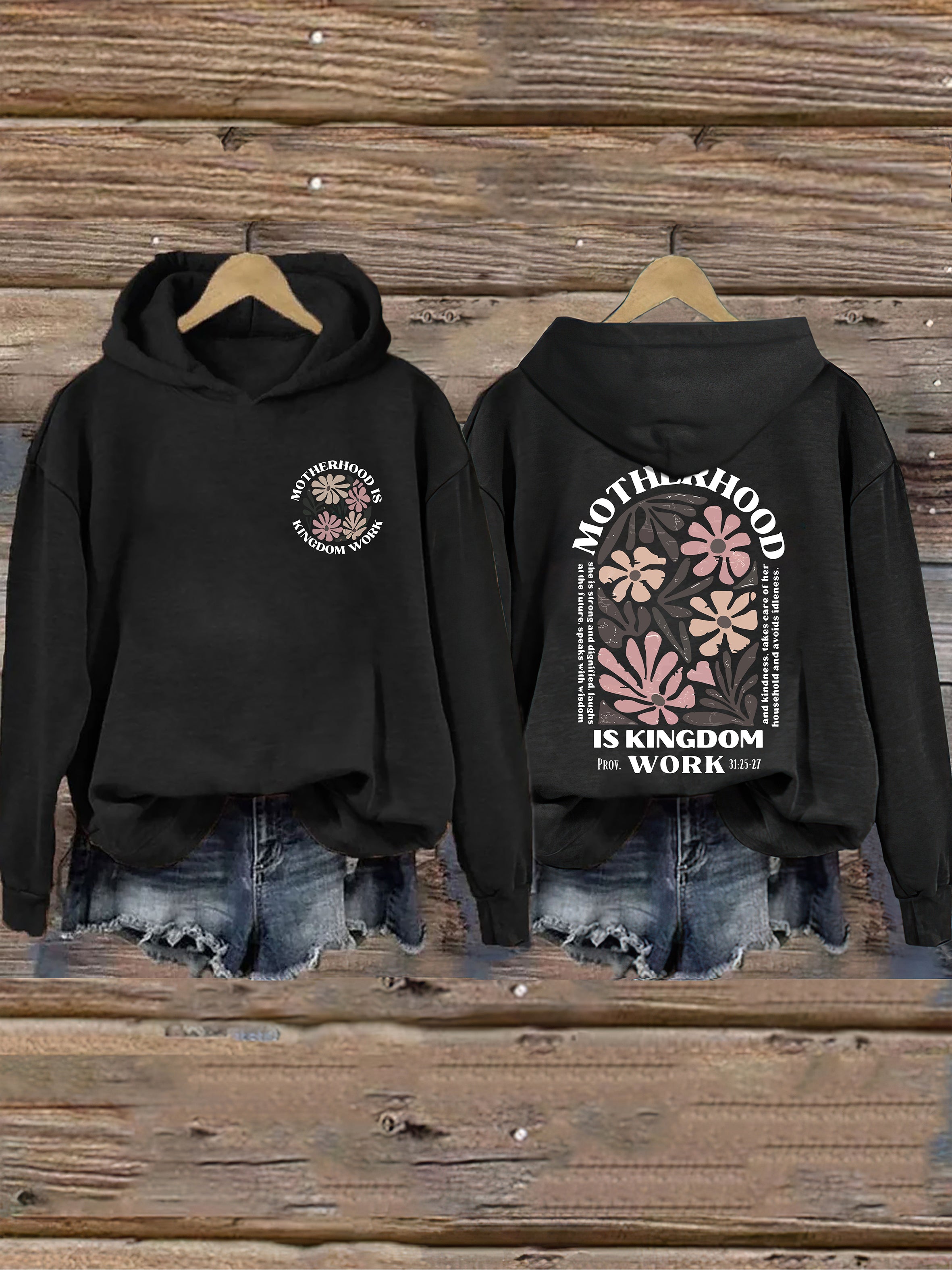 Motherhood Is Kingdom Work Hoodie