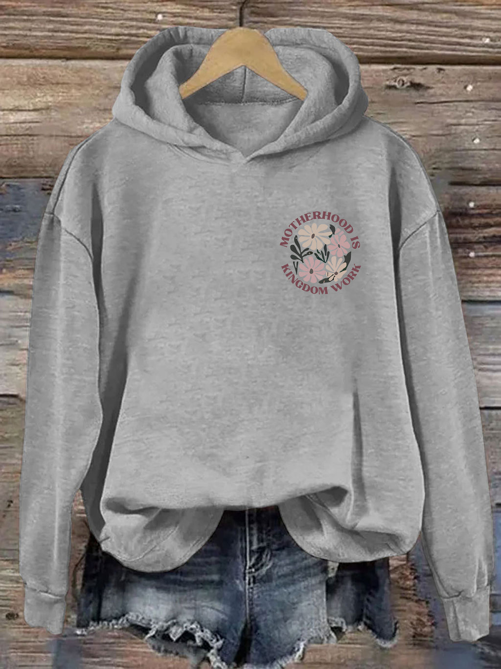 Motherhood Is Kingdom Work Hoodie
