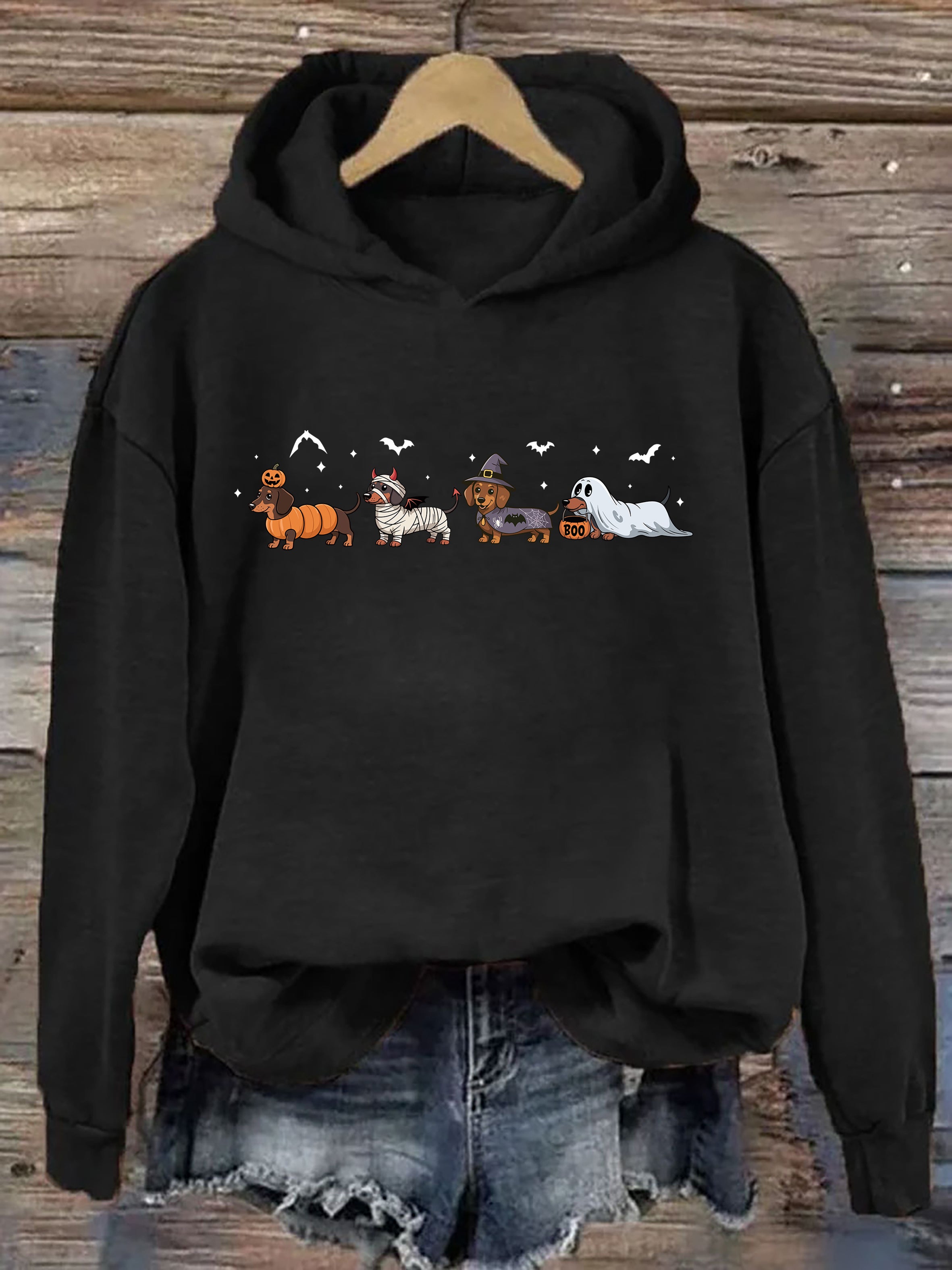 Halloween Dachshund Hoodie
