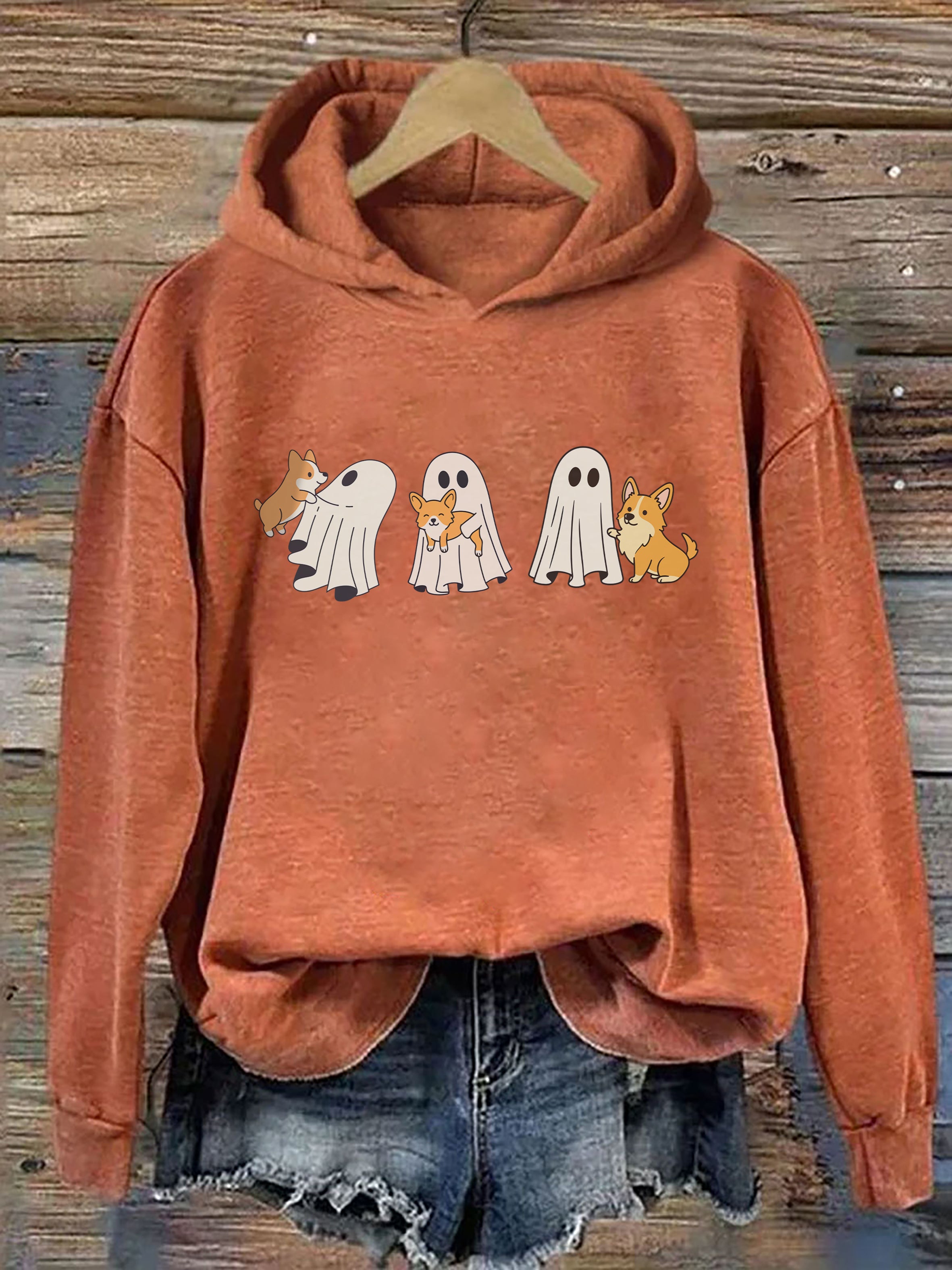 Corgi Dog Halloween Hoodie