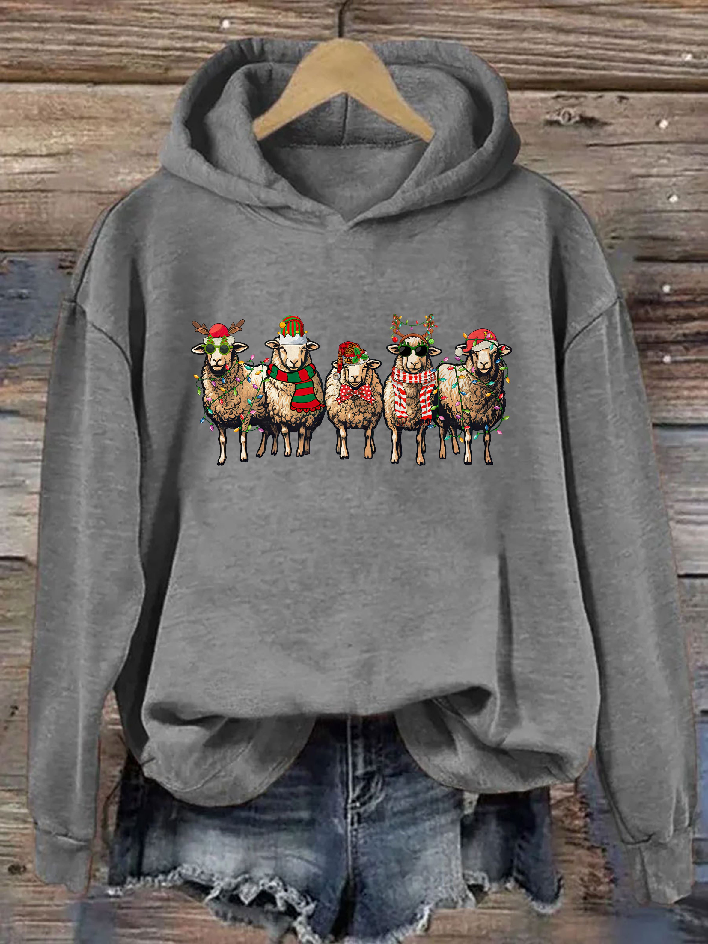 Sheep Christmas Hoodie