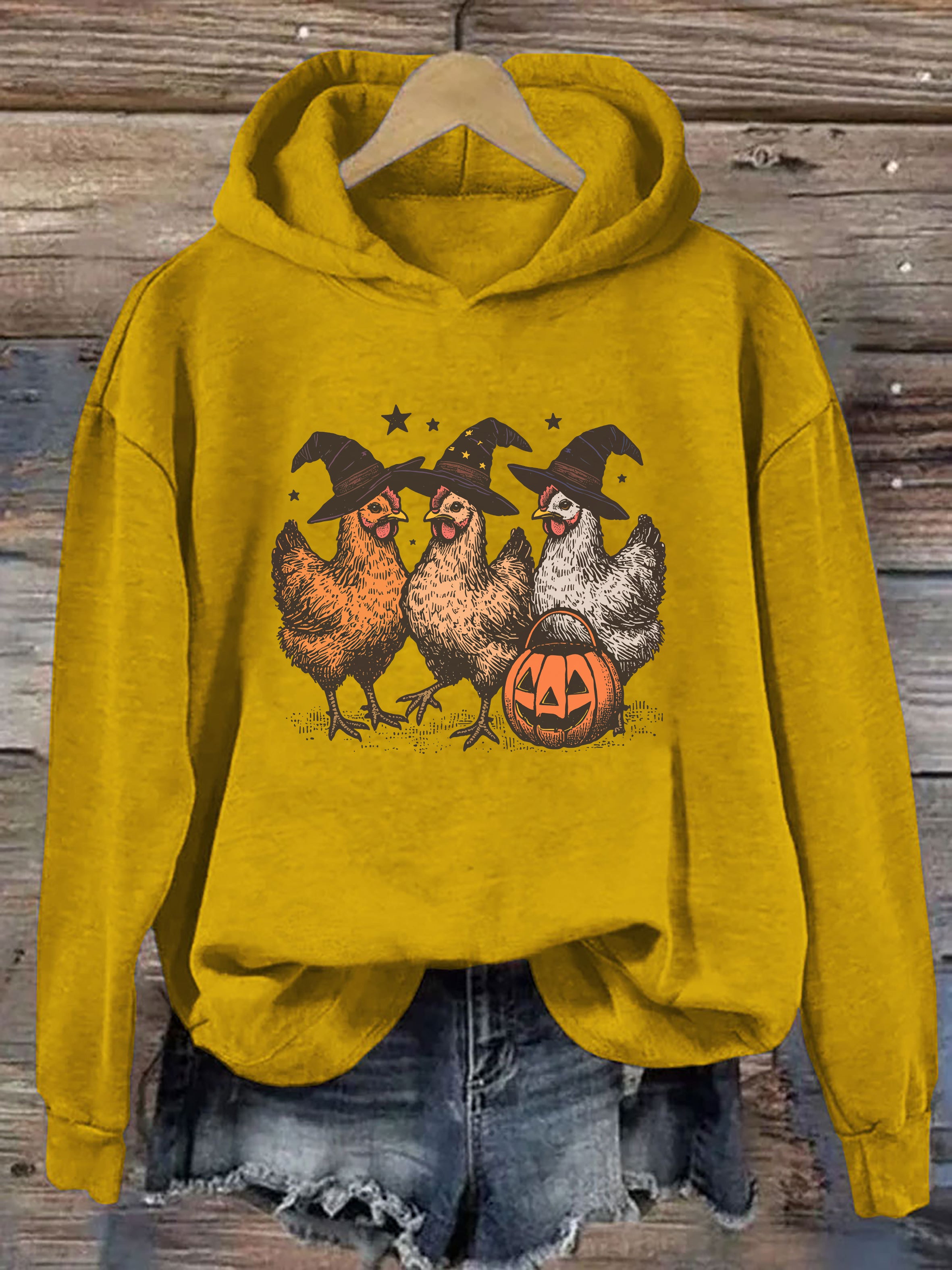 Chicken Funny Halloween Hoodie