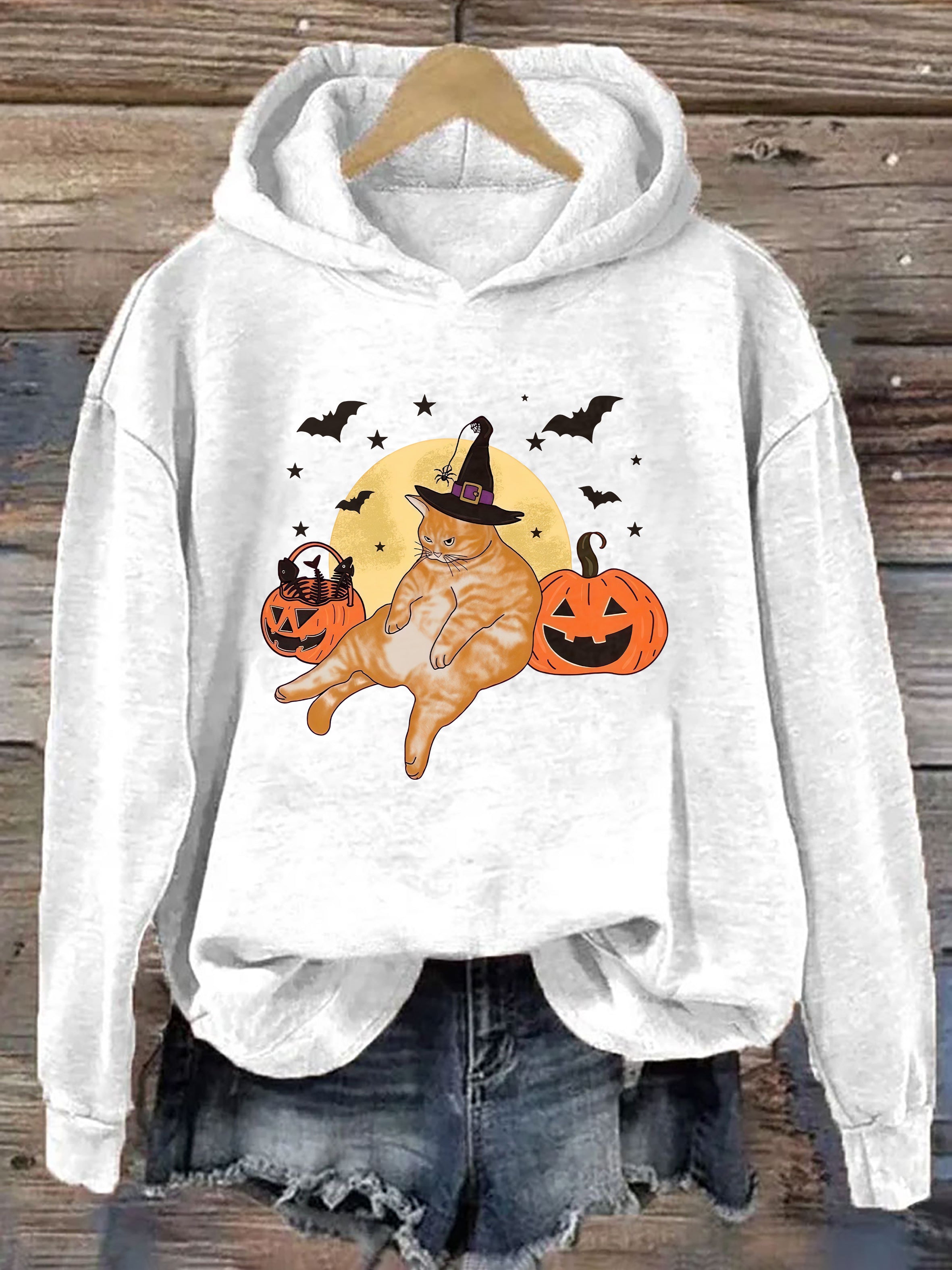 Halloween Cat Hoodie