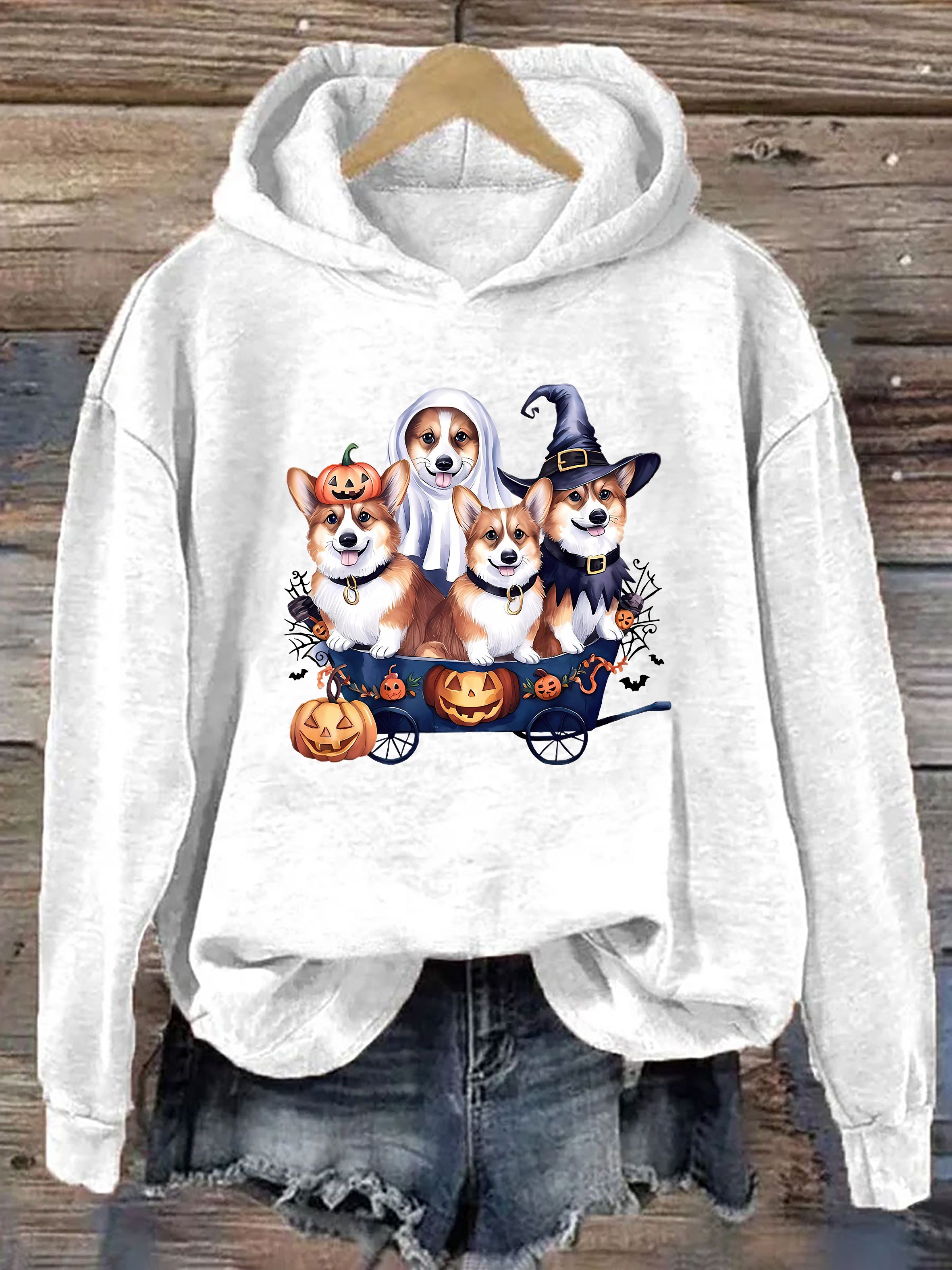 Halloween Corgi Hoodie