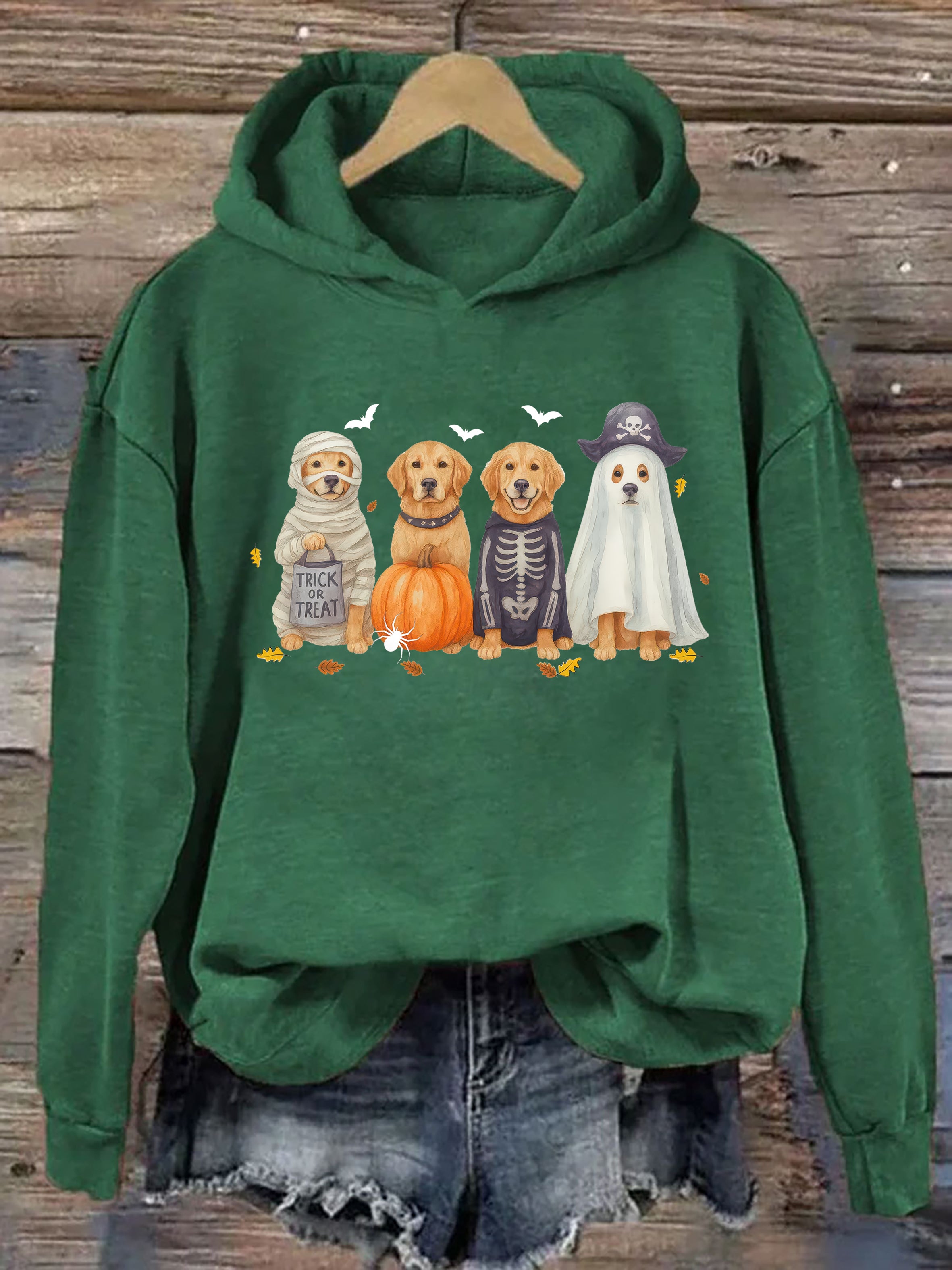 Halloween Golden Retriever Hoodie