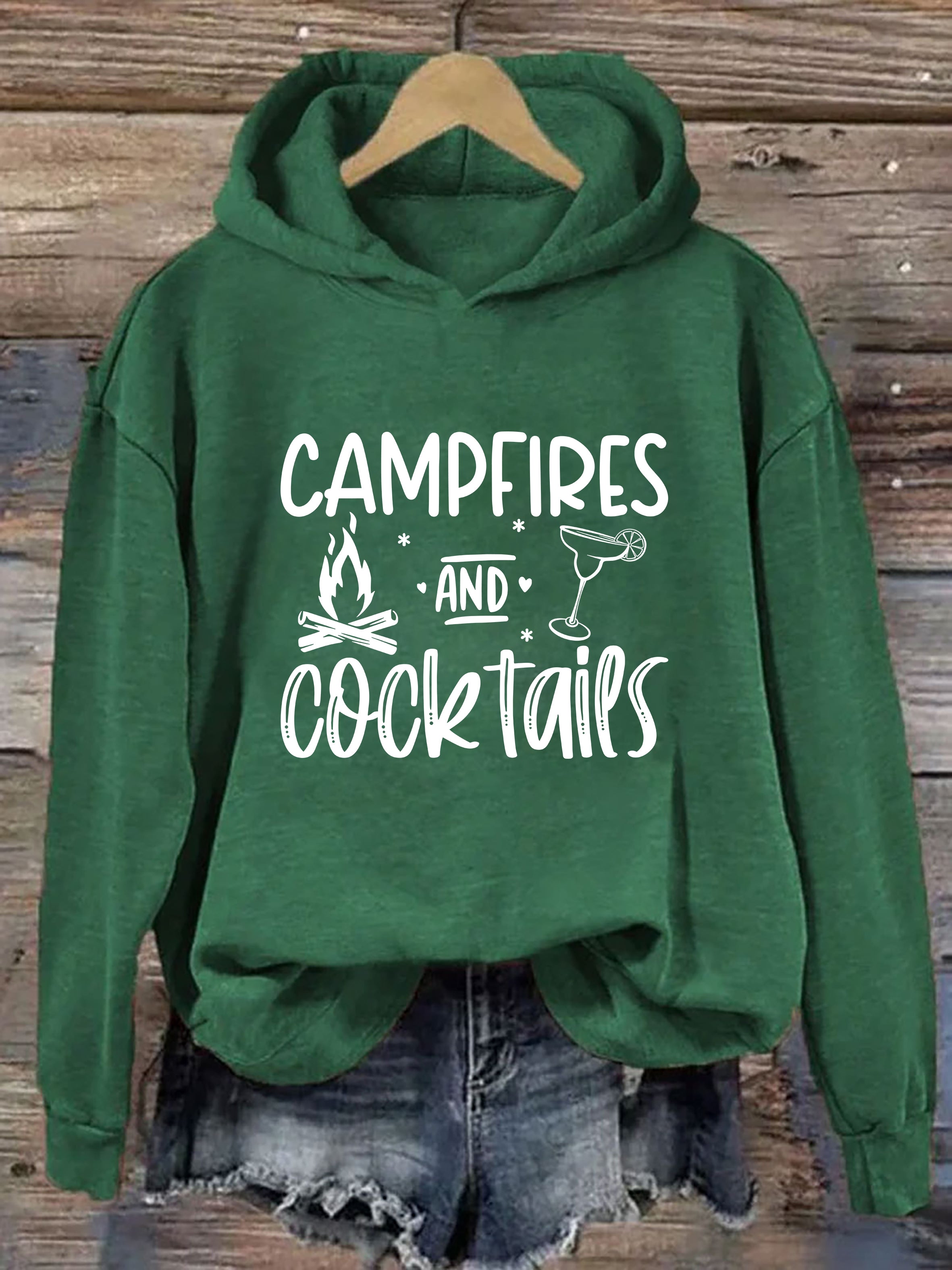 Campfires And Cocktails Hoodie