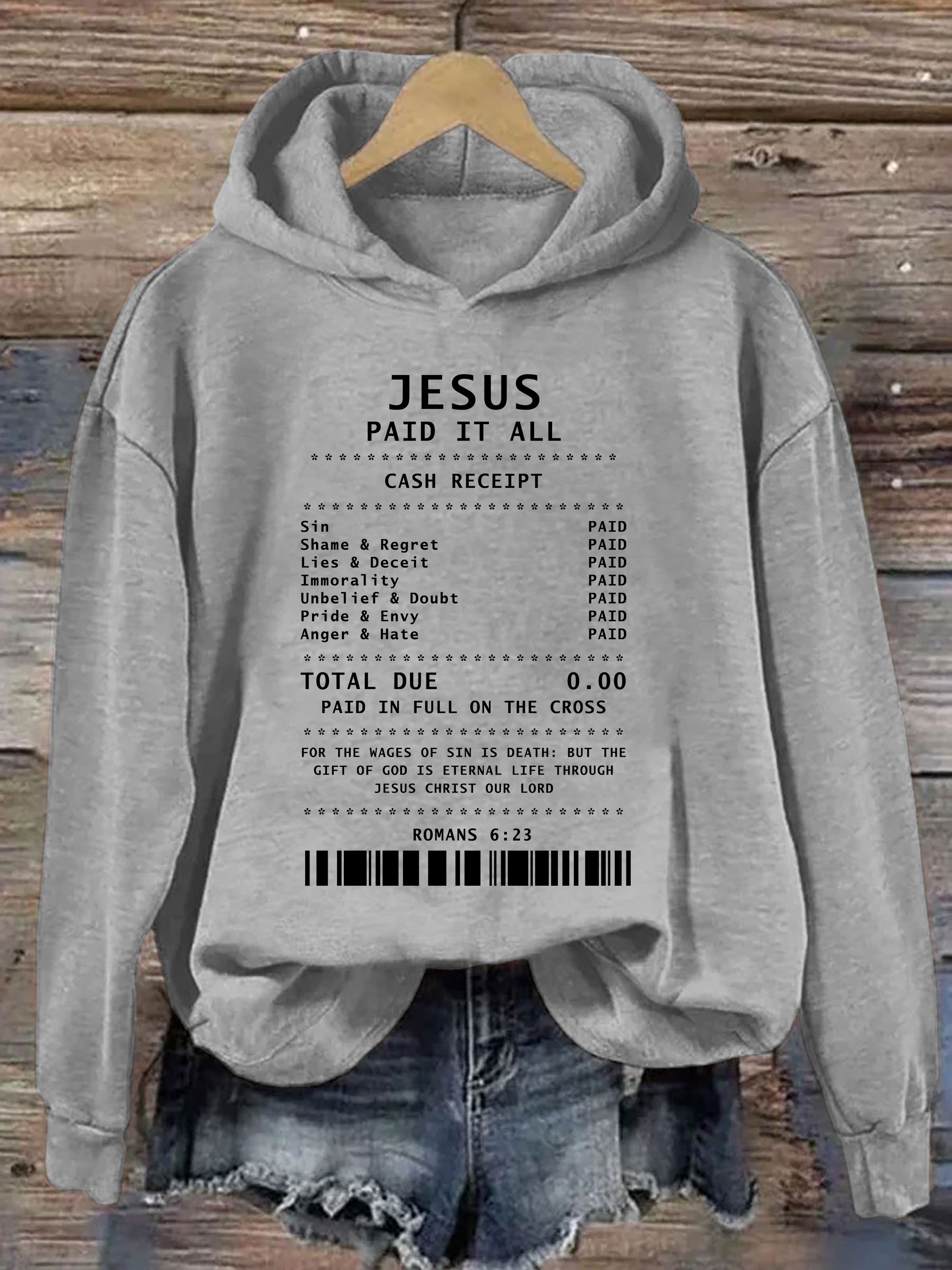 Jesus Paid It All Hoodie