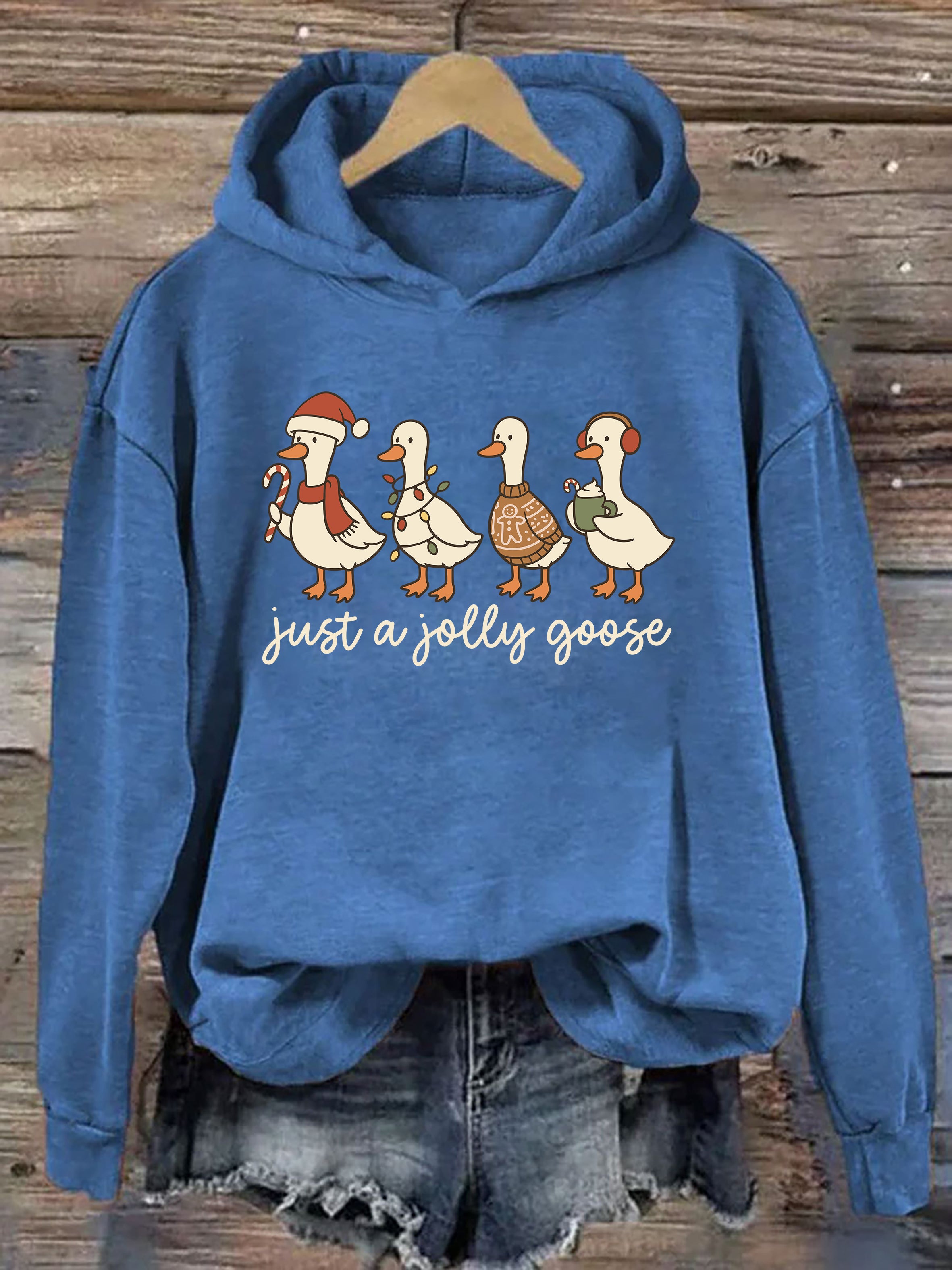 Funny Christmas Goose Hoodie