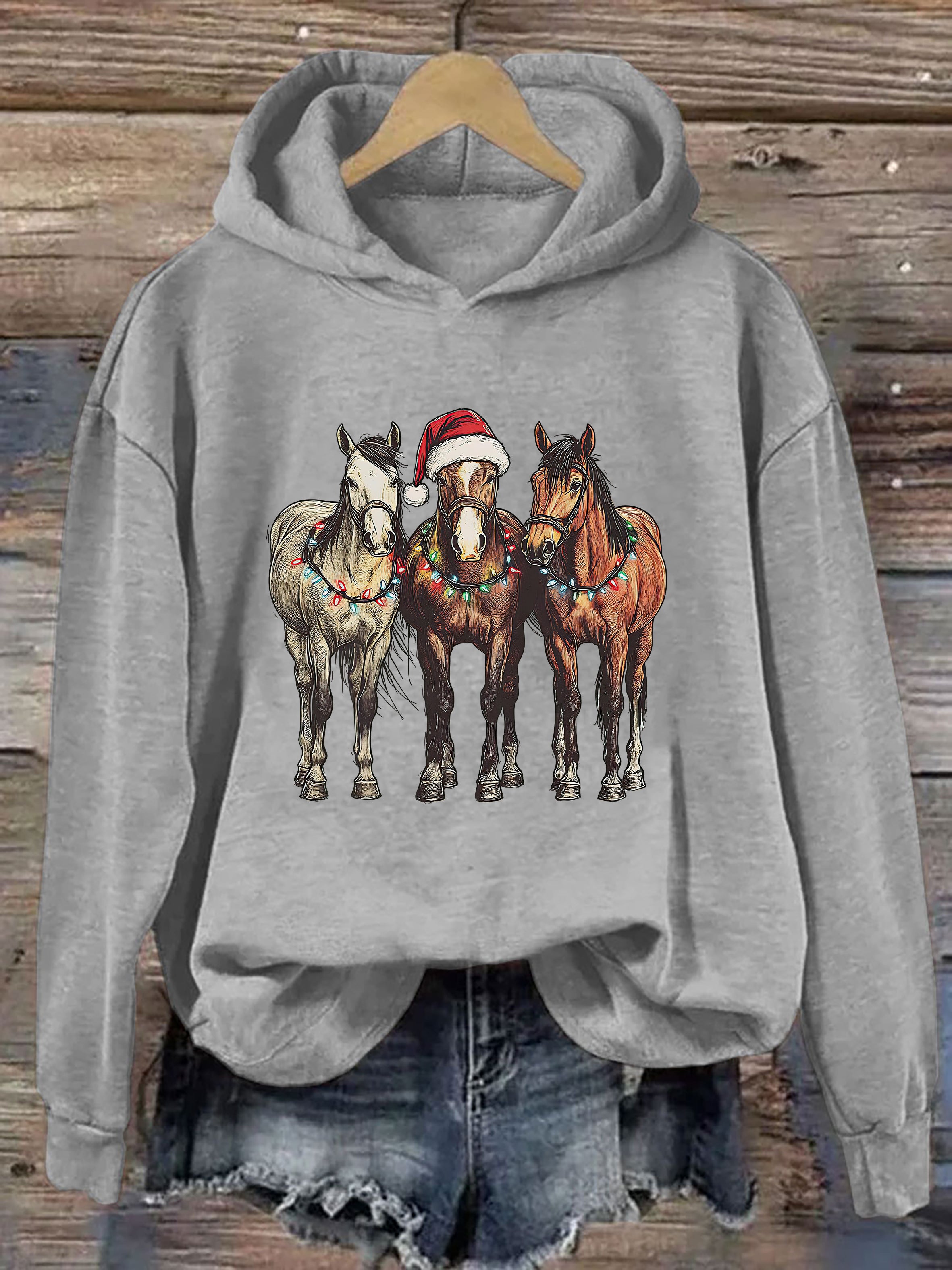 Horse Christmas Hoodie