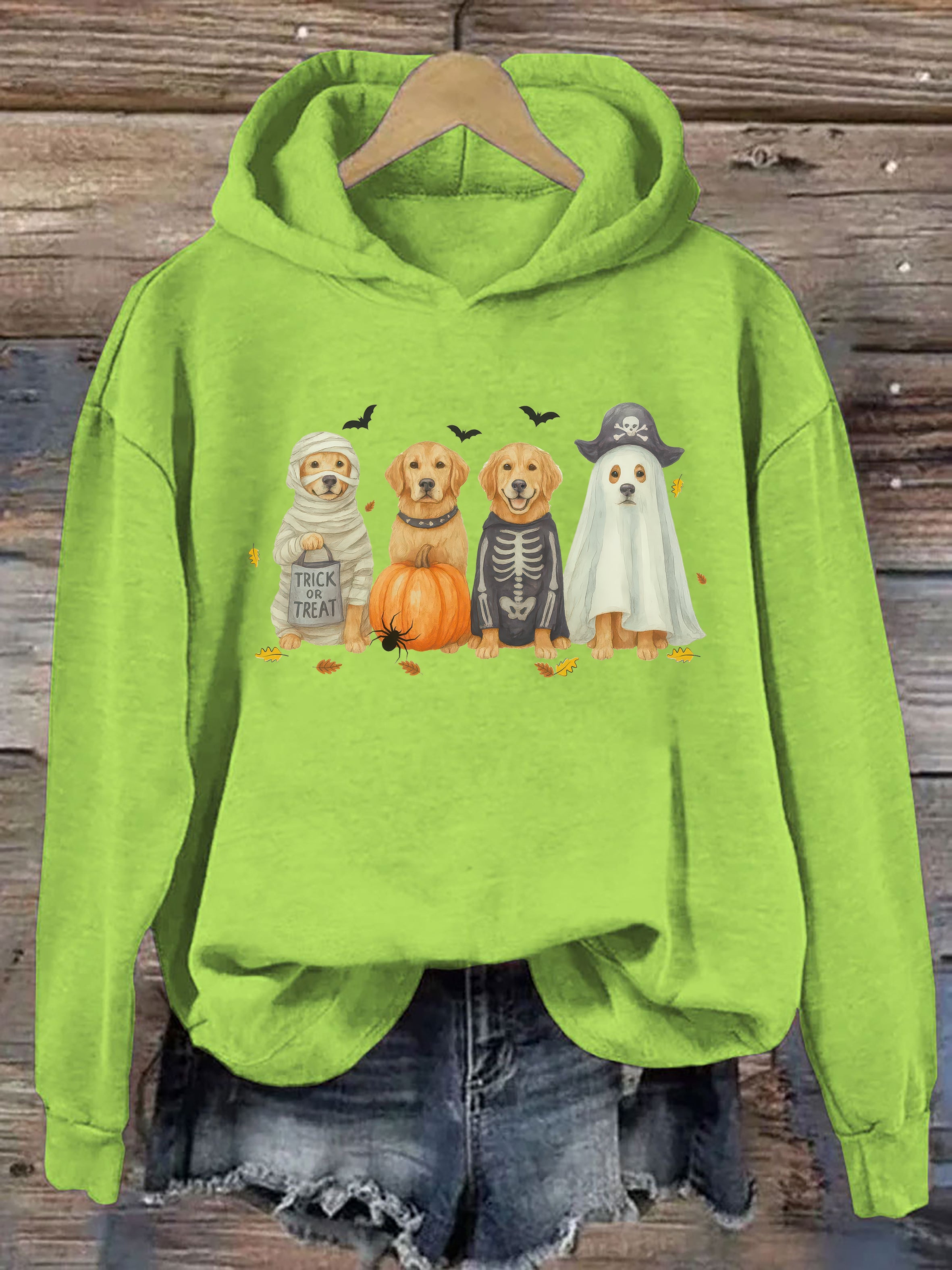 Halloween Golden Retriever Hoodie