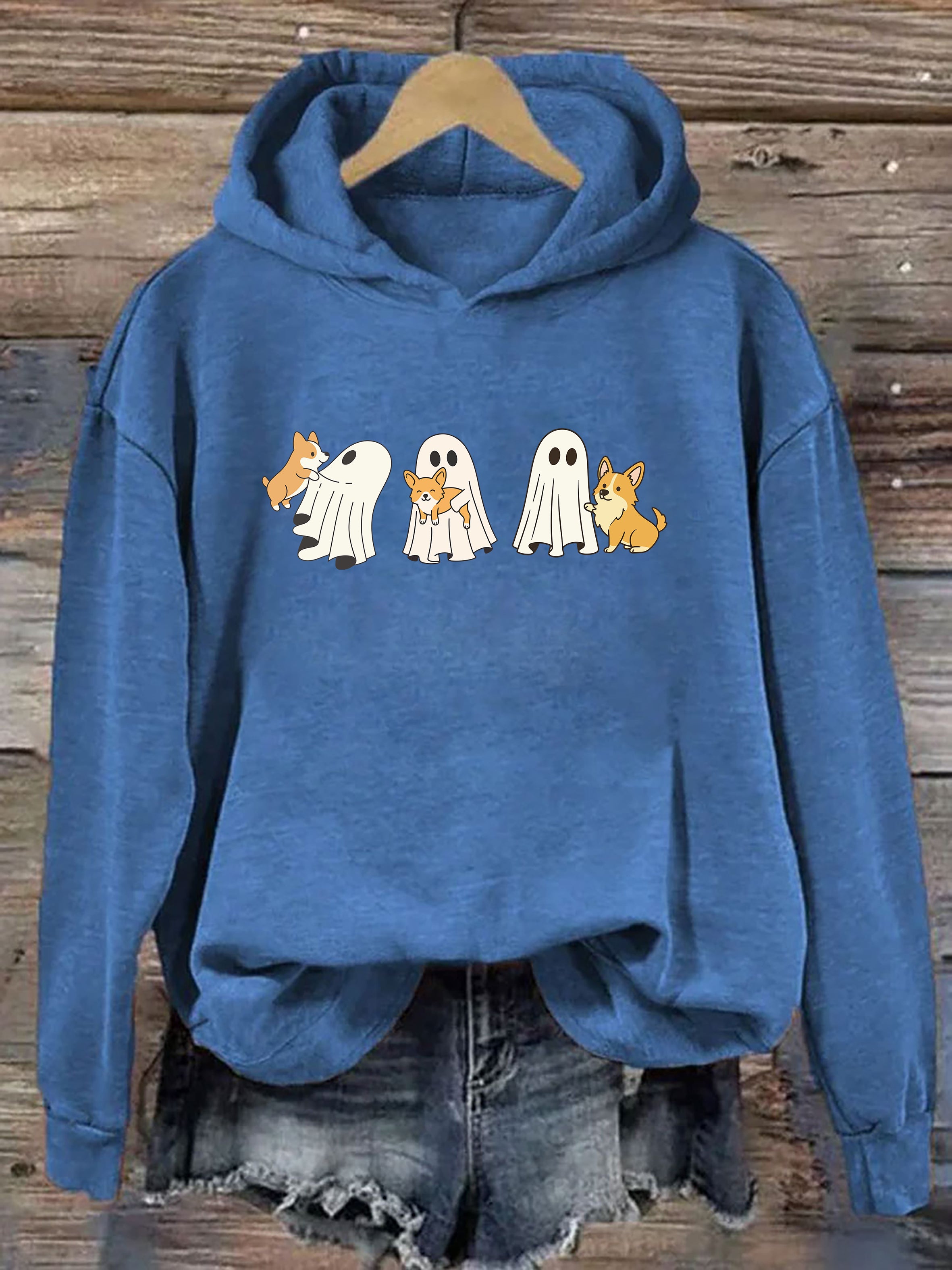 Corgi Dog Halloween Hoodie