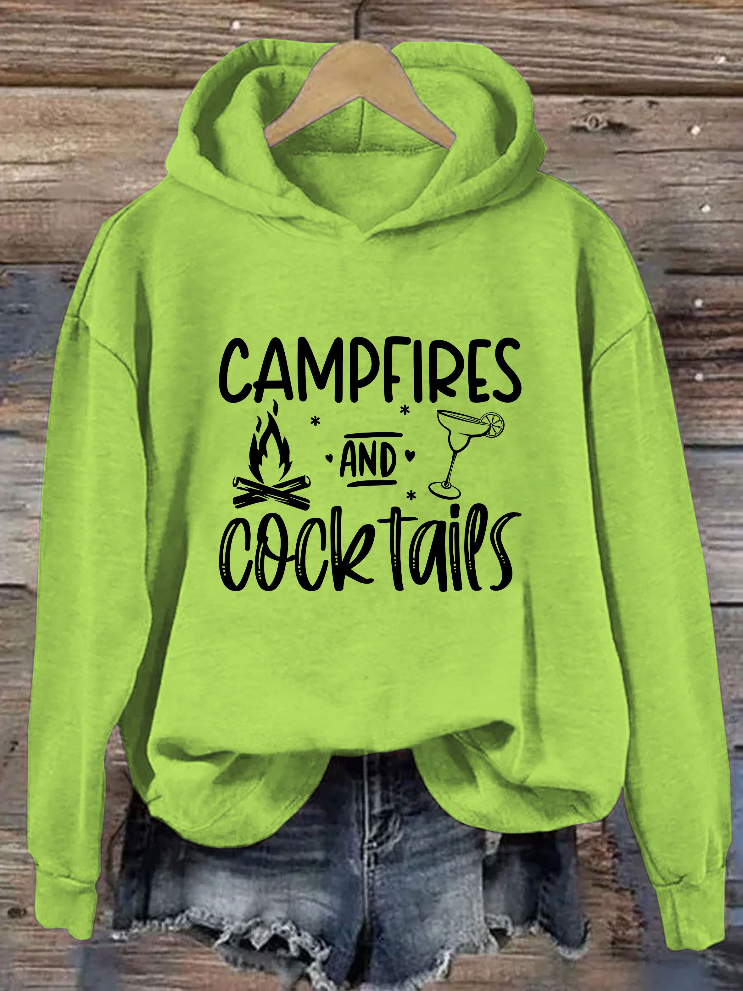 Campfires And Cocktails Hoodie