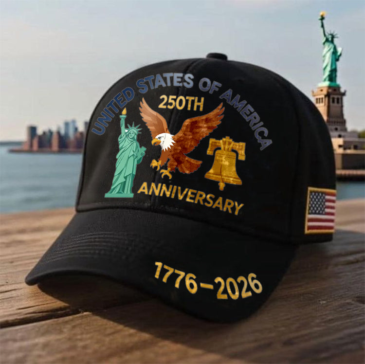 Unisex 250th Anniversary Of The United States Baseball Cap