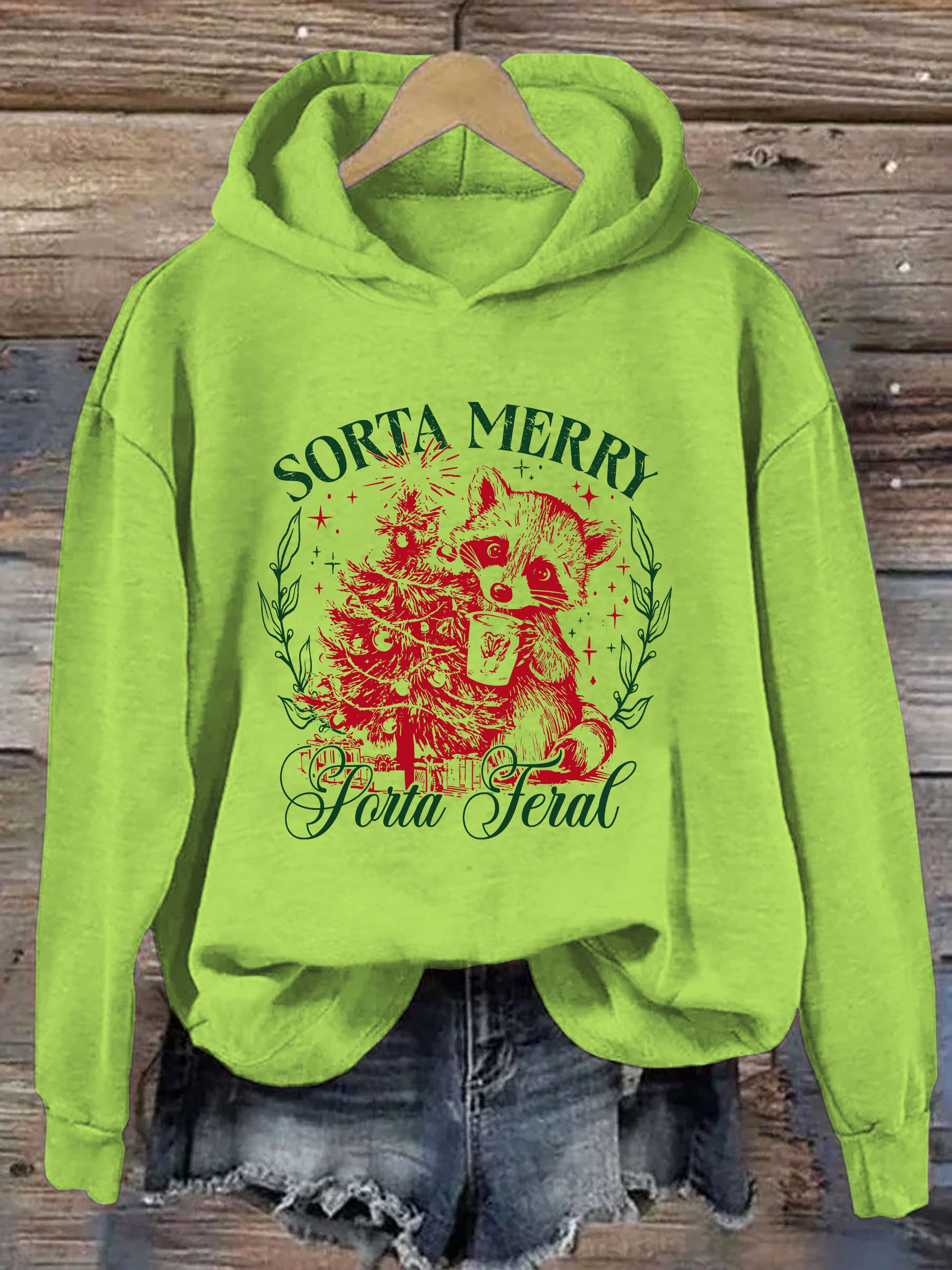 Sorta Merry Sorta Feral Hoodie