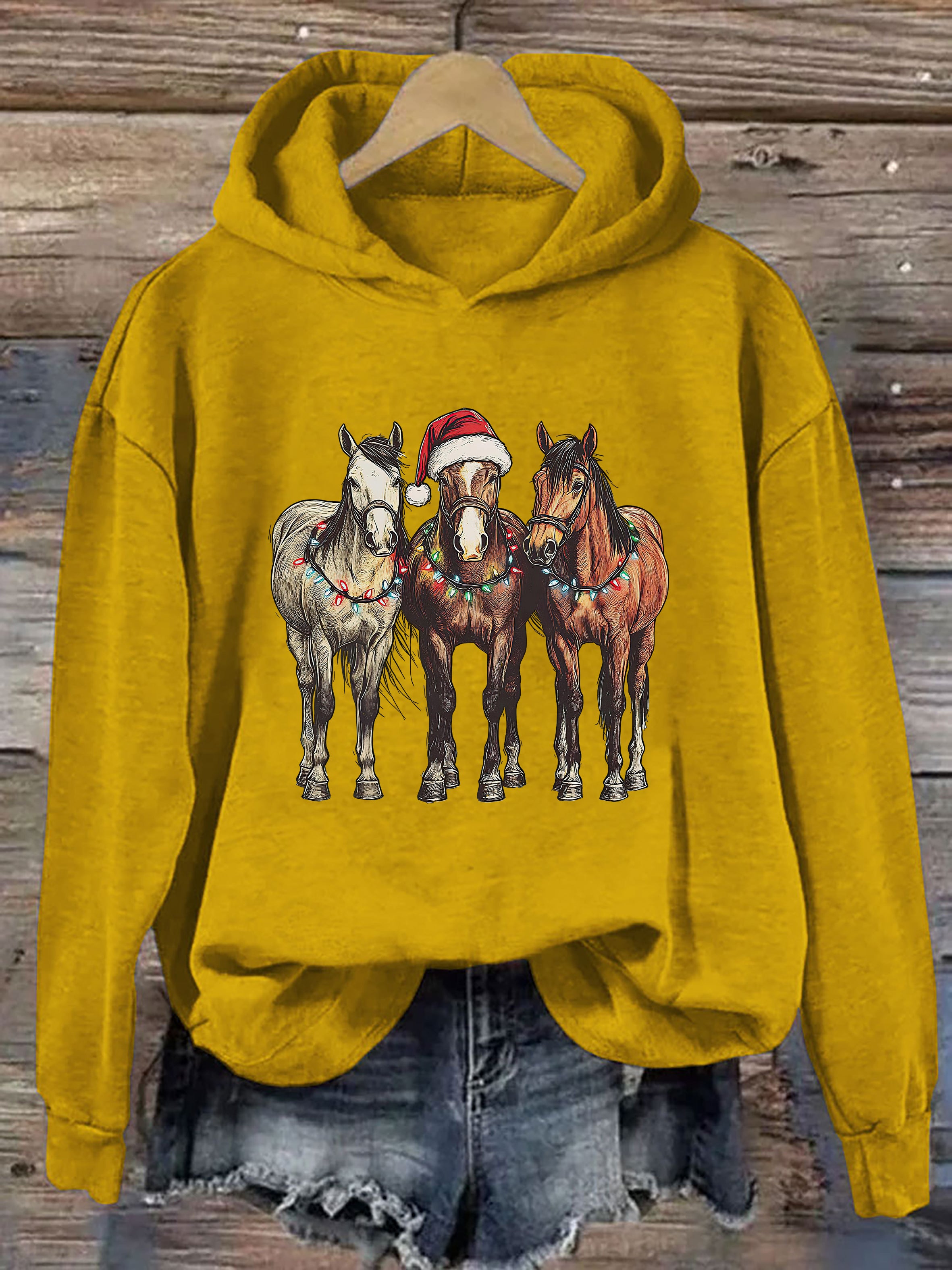 Horse Christmas Hoodie