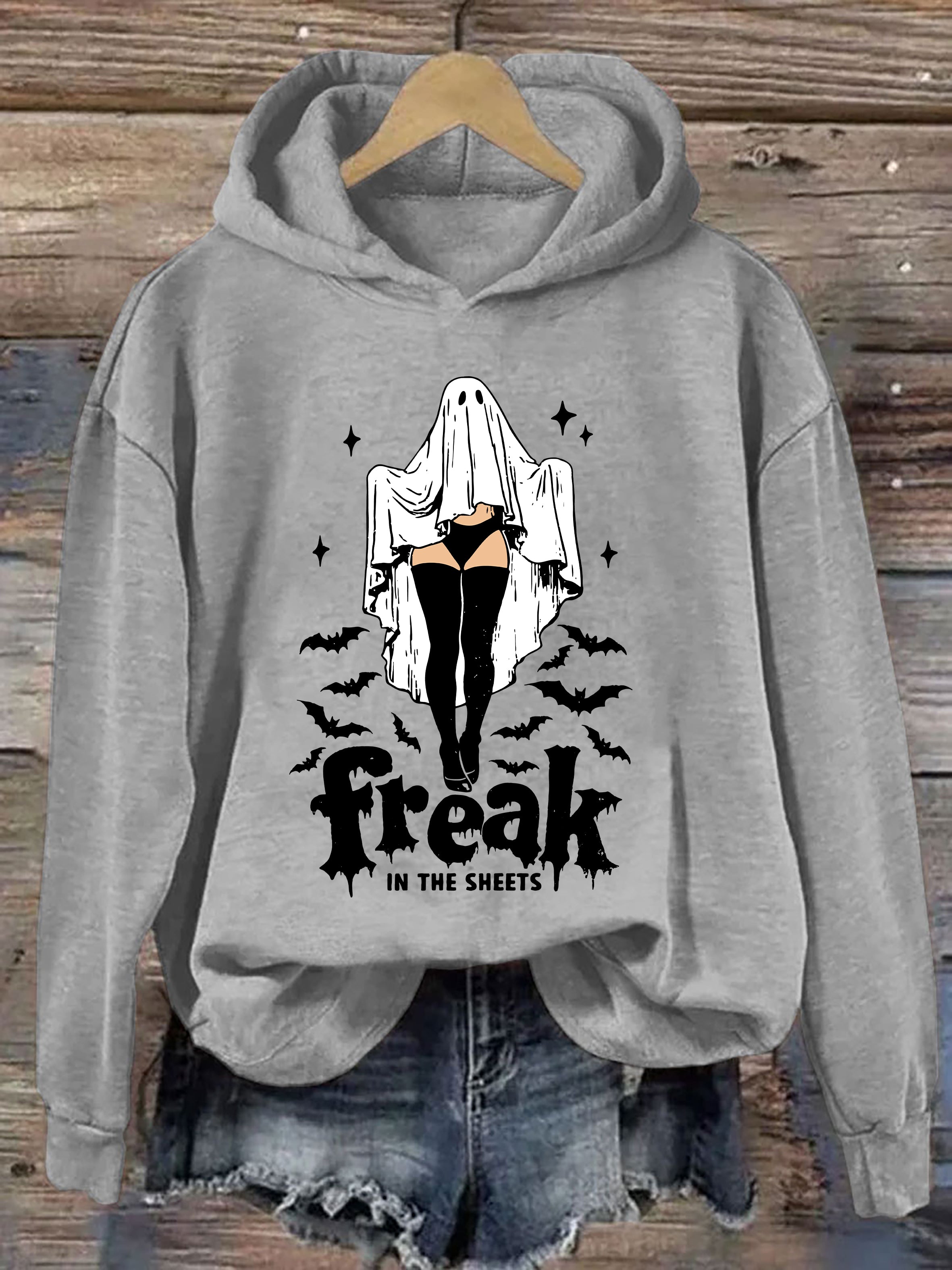 Funny Halloween Sheet Ghost Freak Hoodie
