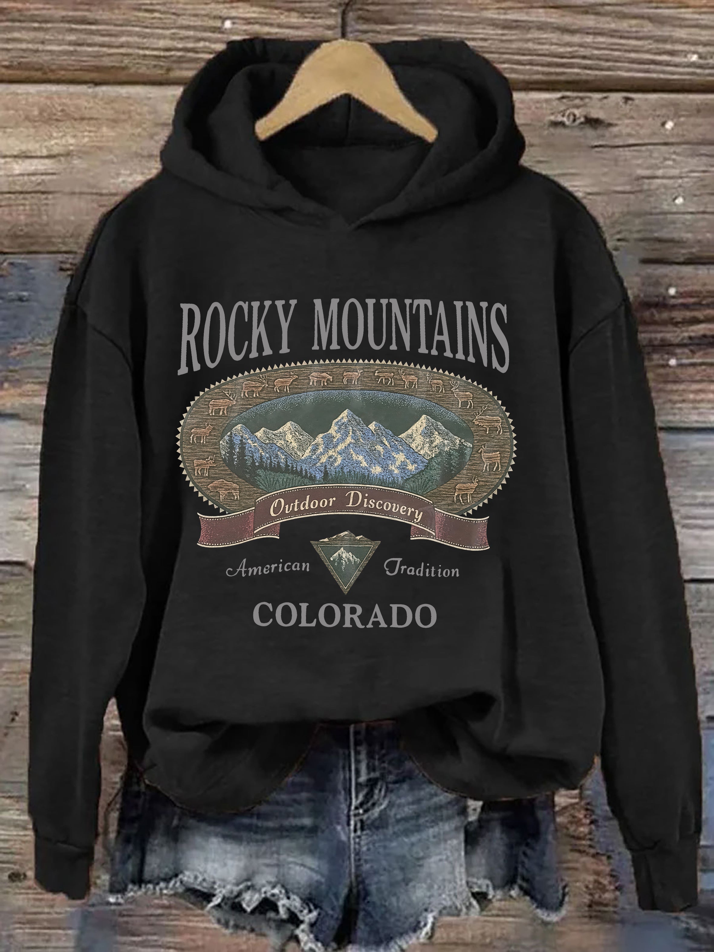 Rocky Mountains Colorado Hoodie