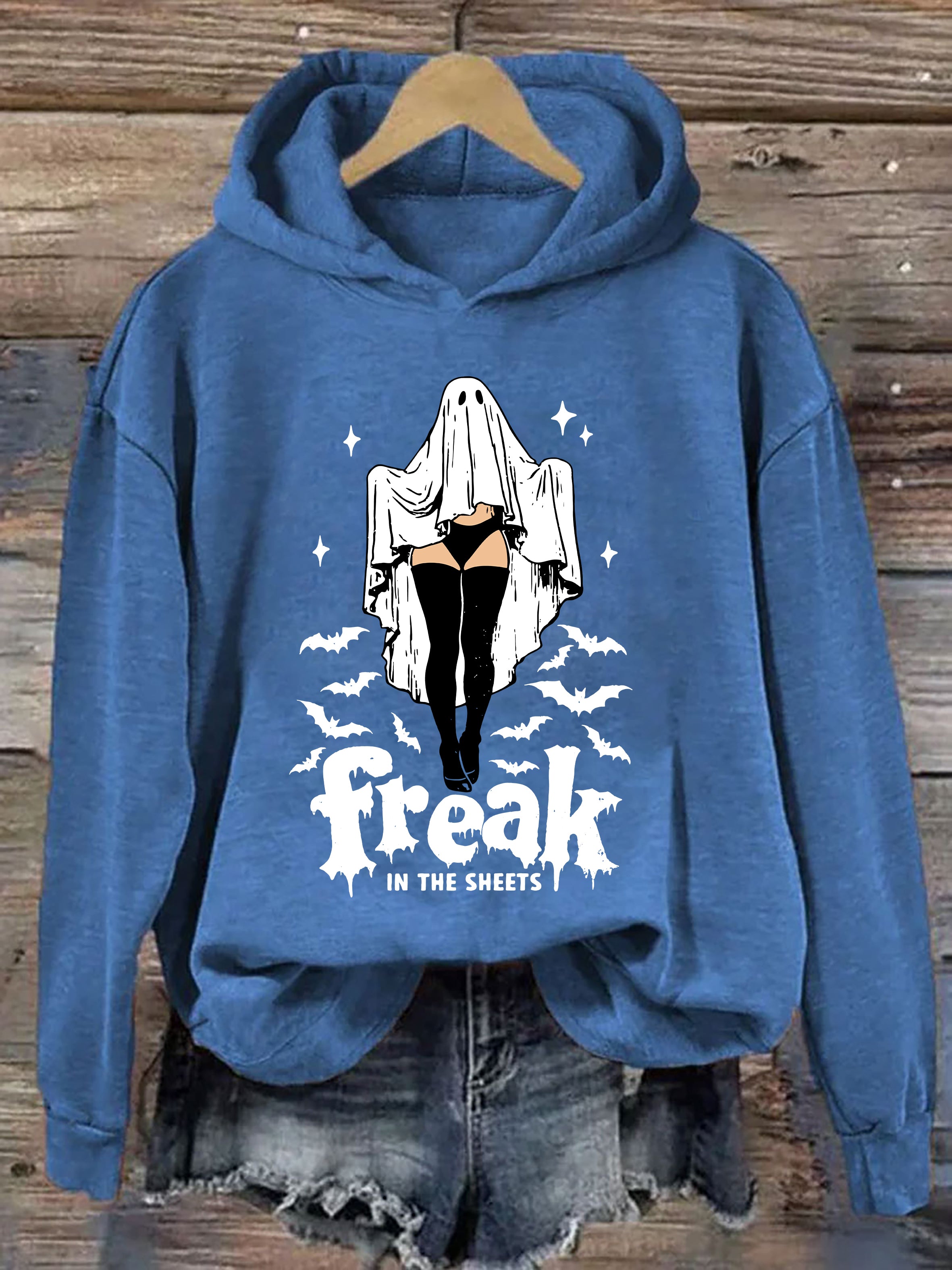 Funny Halloween Sheet Ghost Freak Hoodie