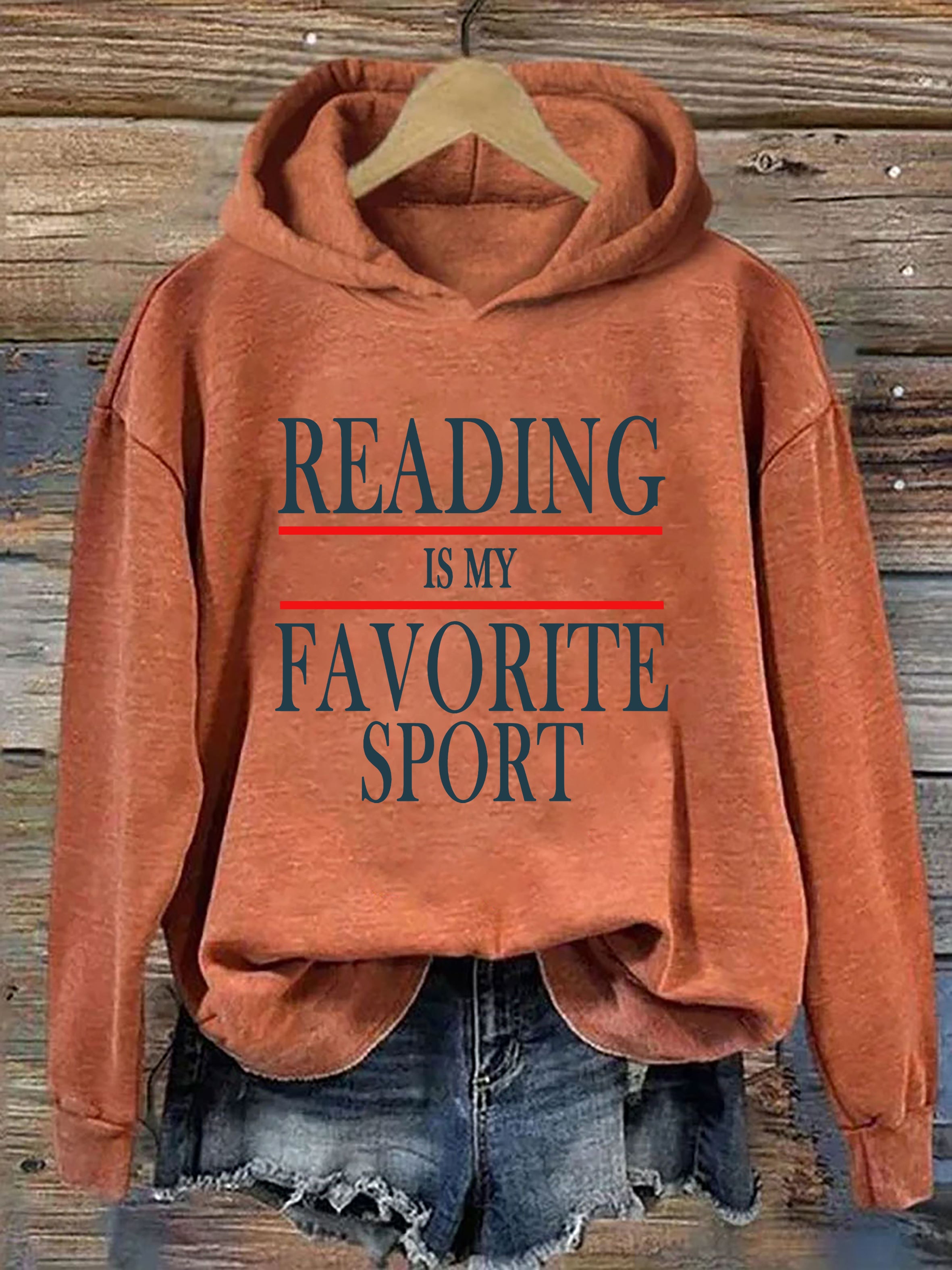 Eading Is My Favorite Sport Hoodie