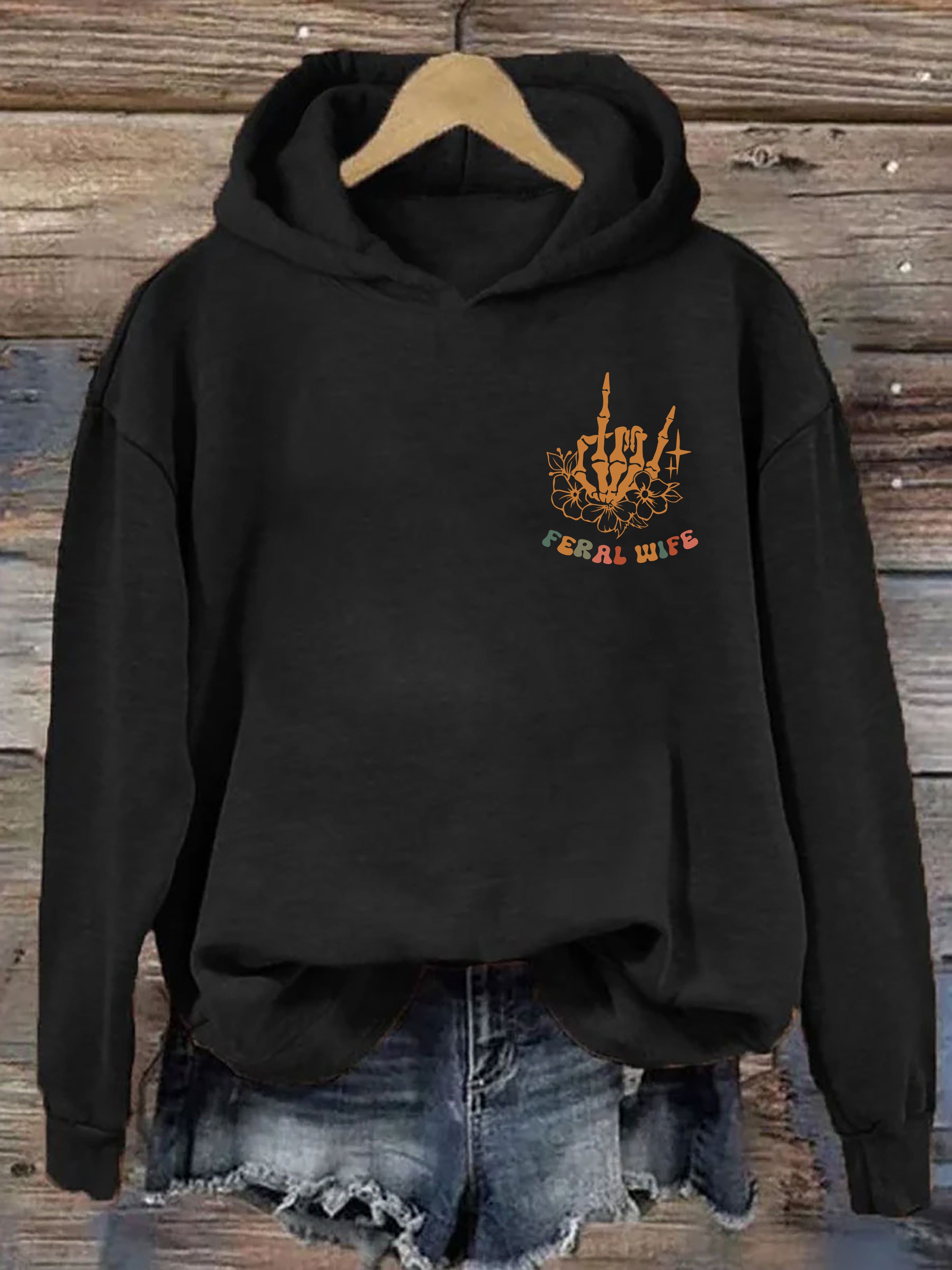 Somebody's Feral Wife Hoodie