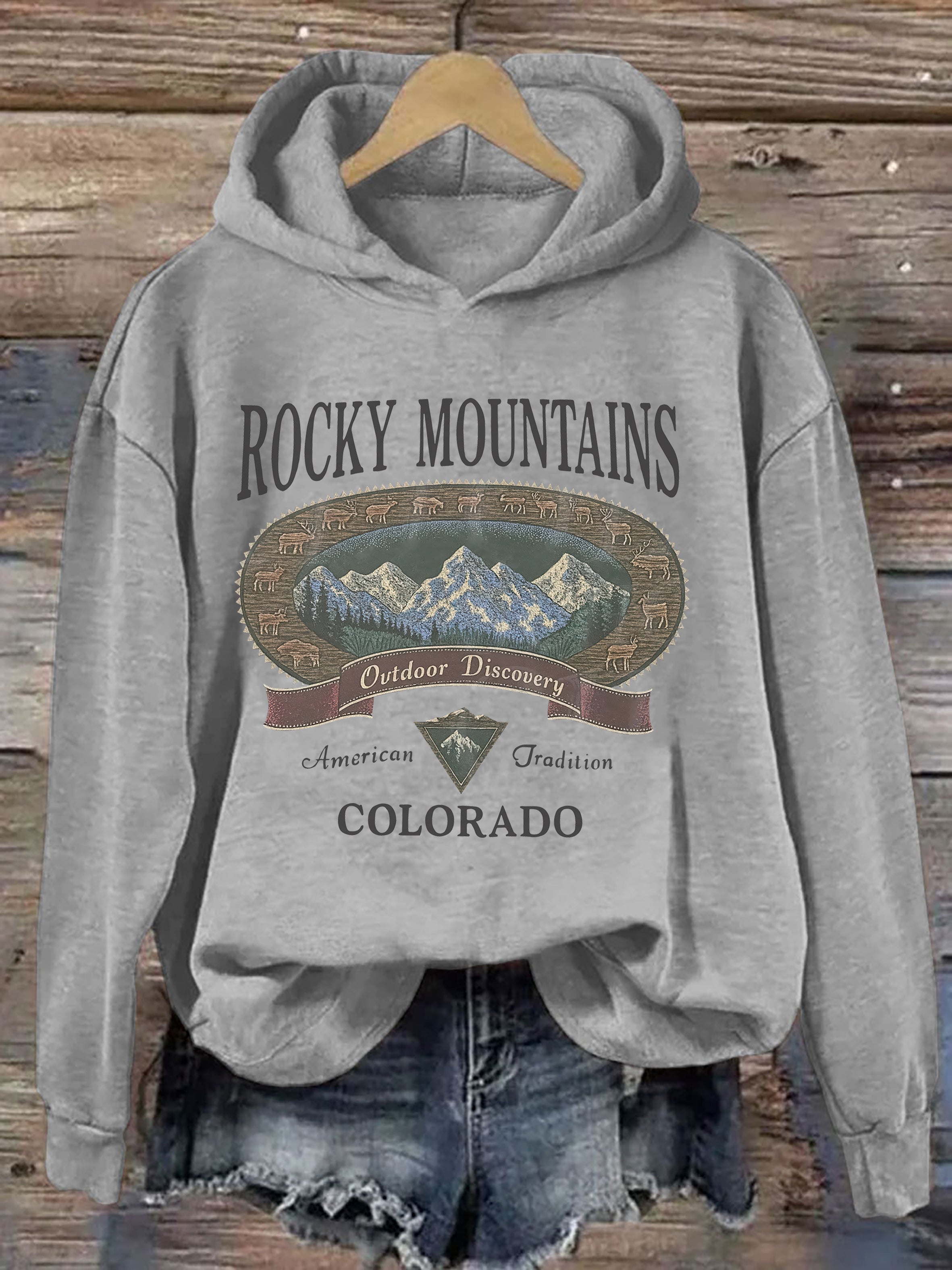 Rocky Mountains Colorado Hoodie