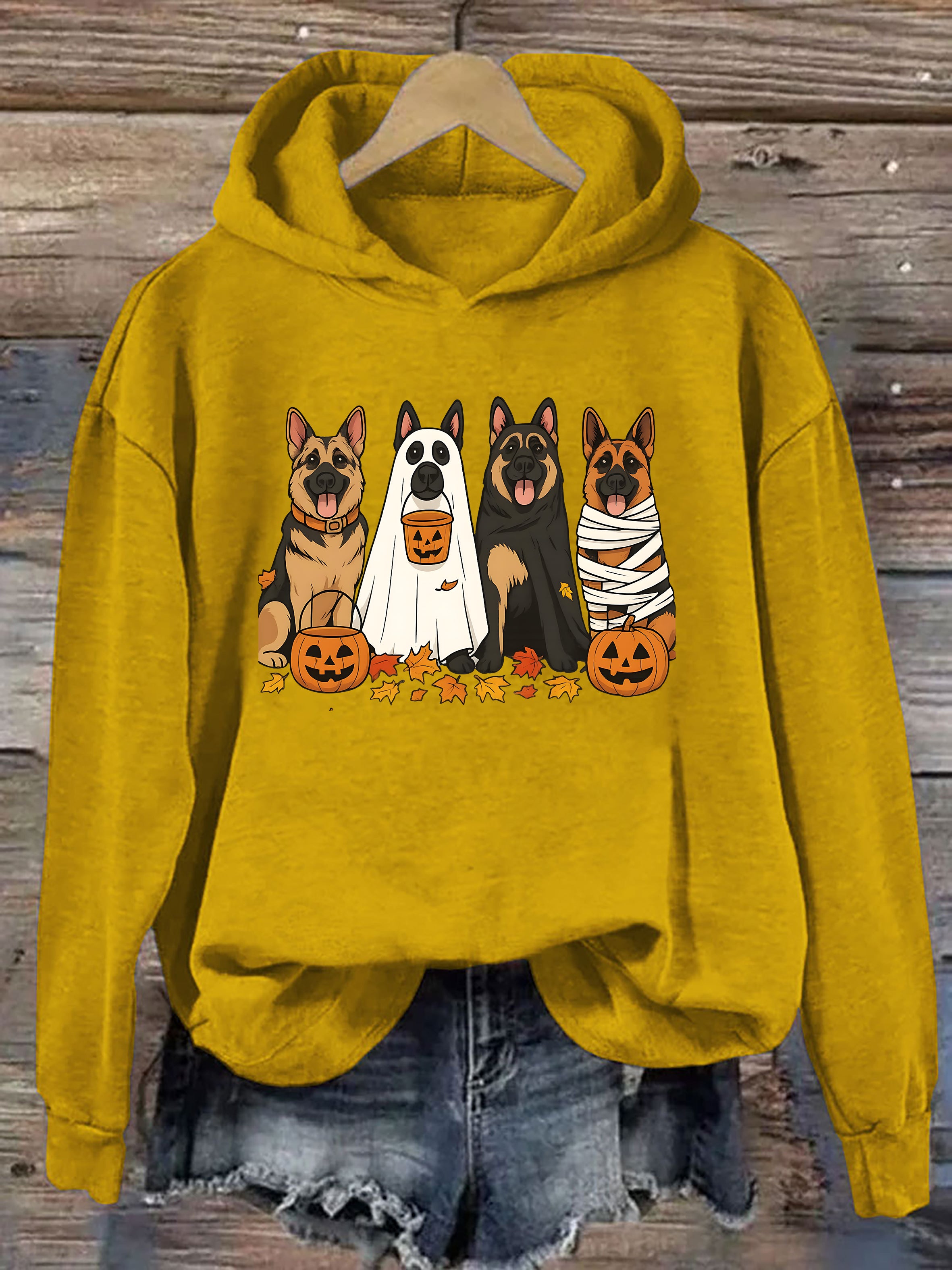 Halloween German Shepherd Hoodie