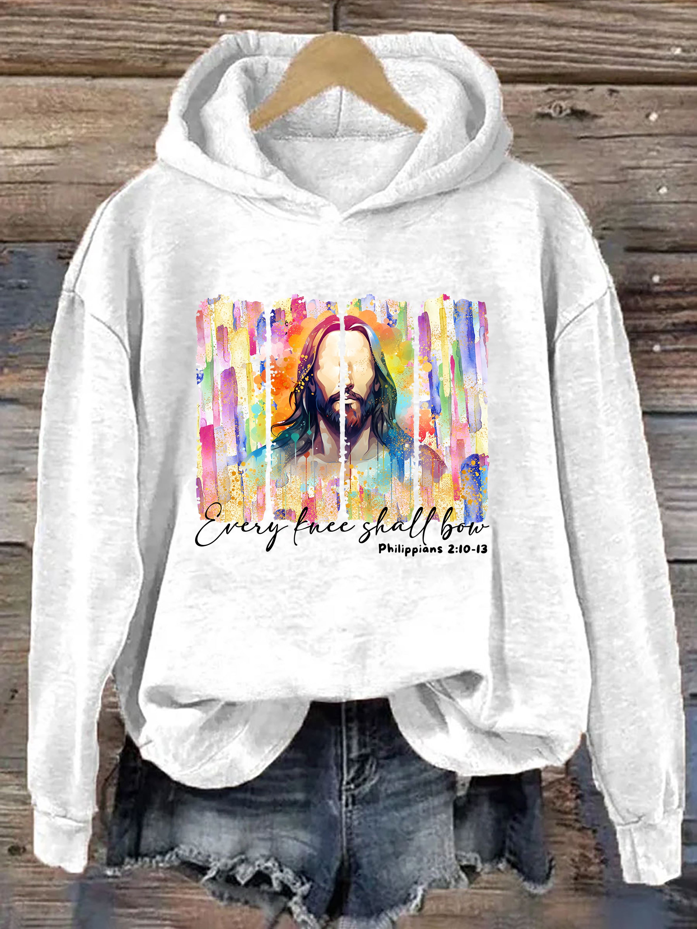 Watercolor Jesus Hoodie