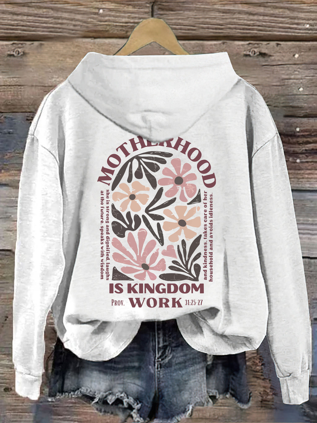 Motherhood Is Kingdom Work Hoodie