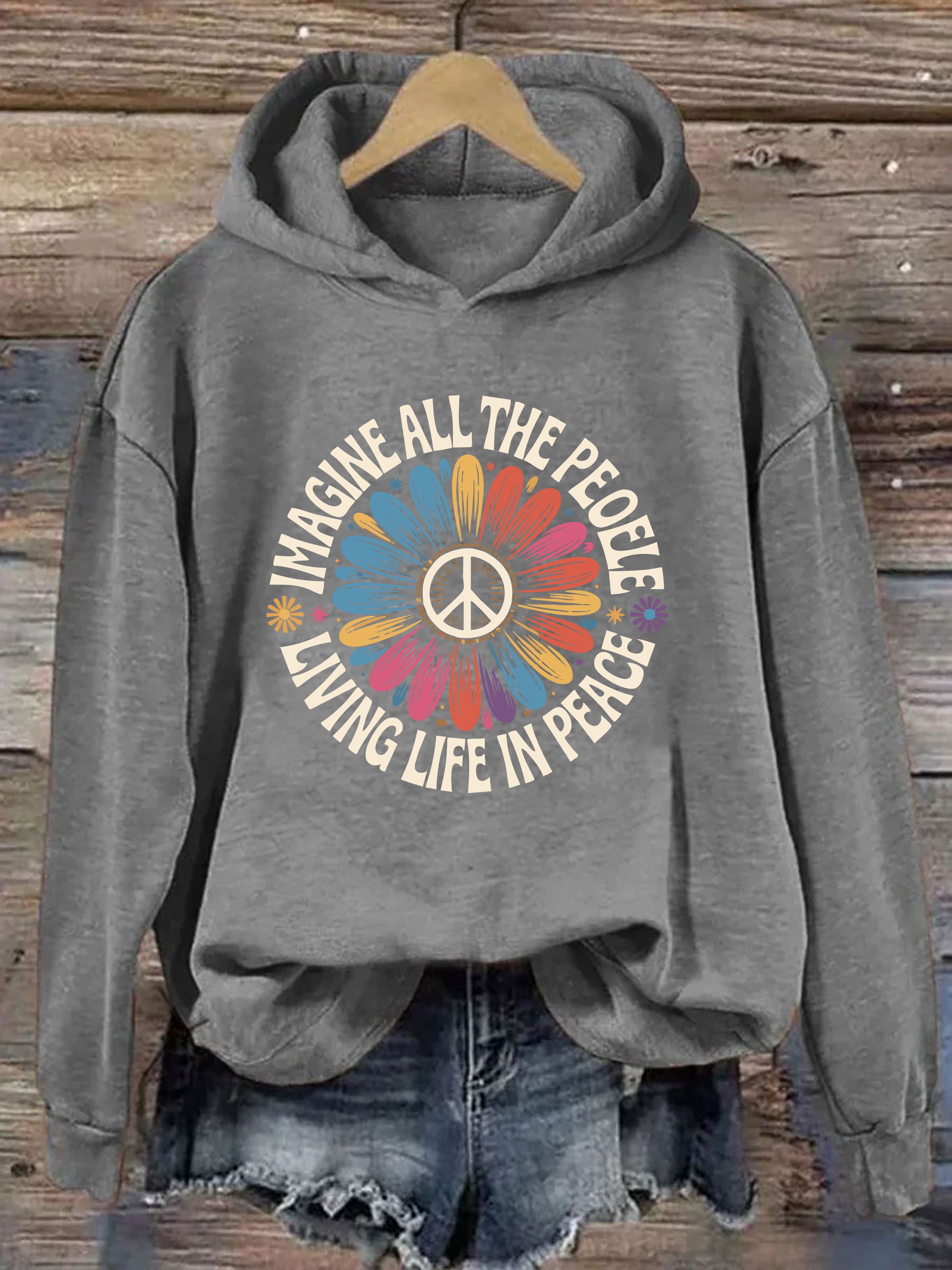 Imagine Peace Hoodie