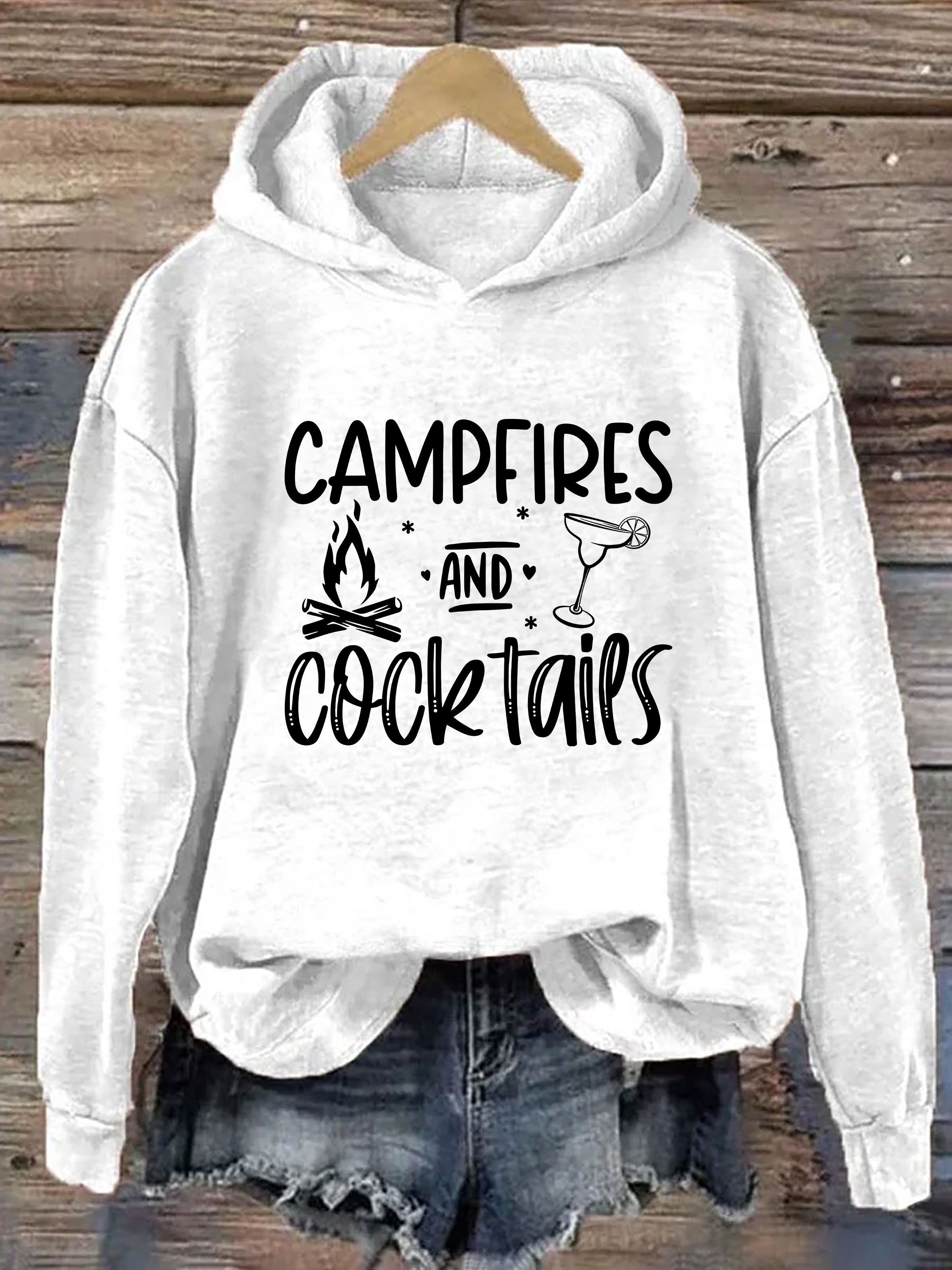 Campfires And Cocktails Hoodie