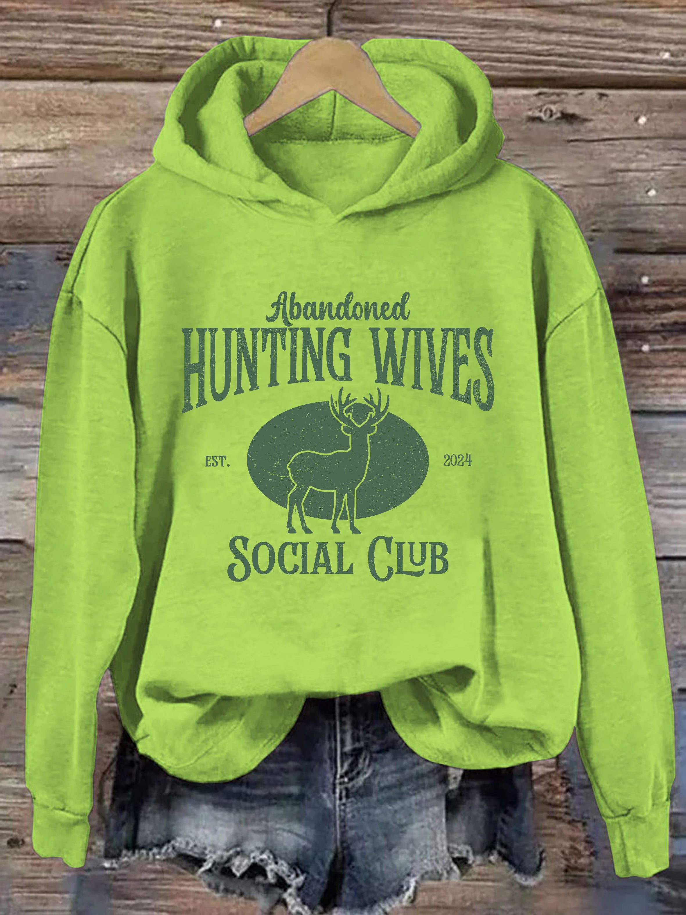 Abandoned Hunting Wives Social Club Hoodie