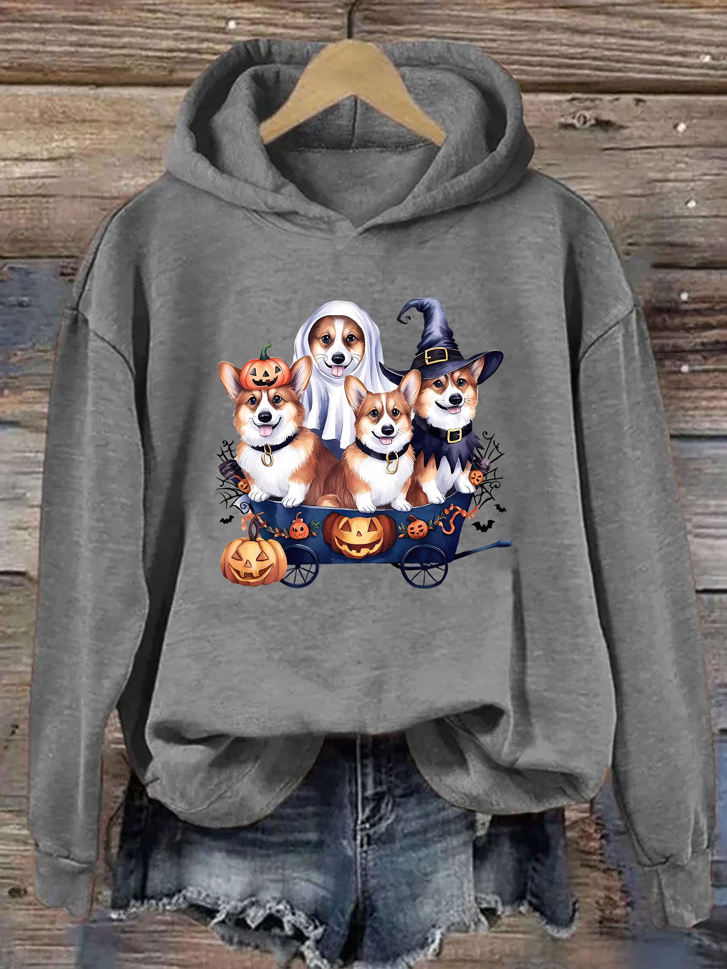 Halloween Corgi Hoodie